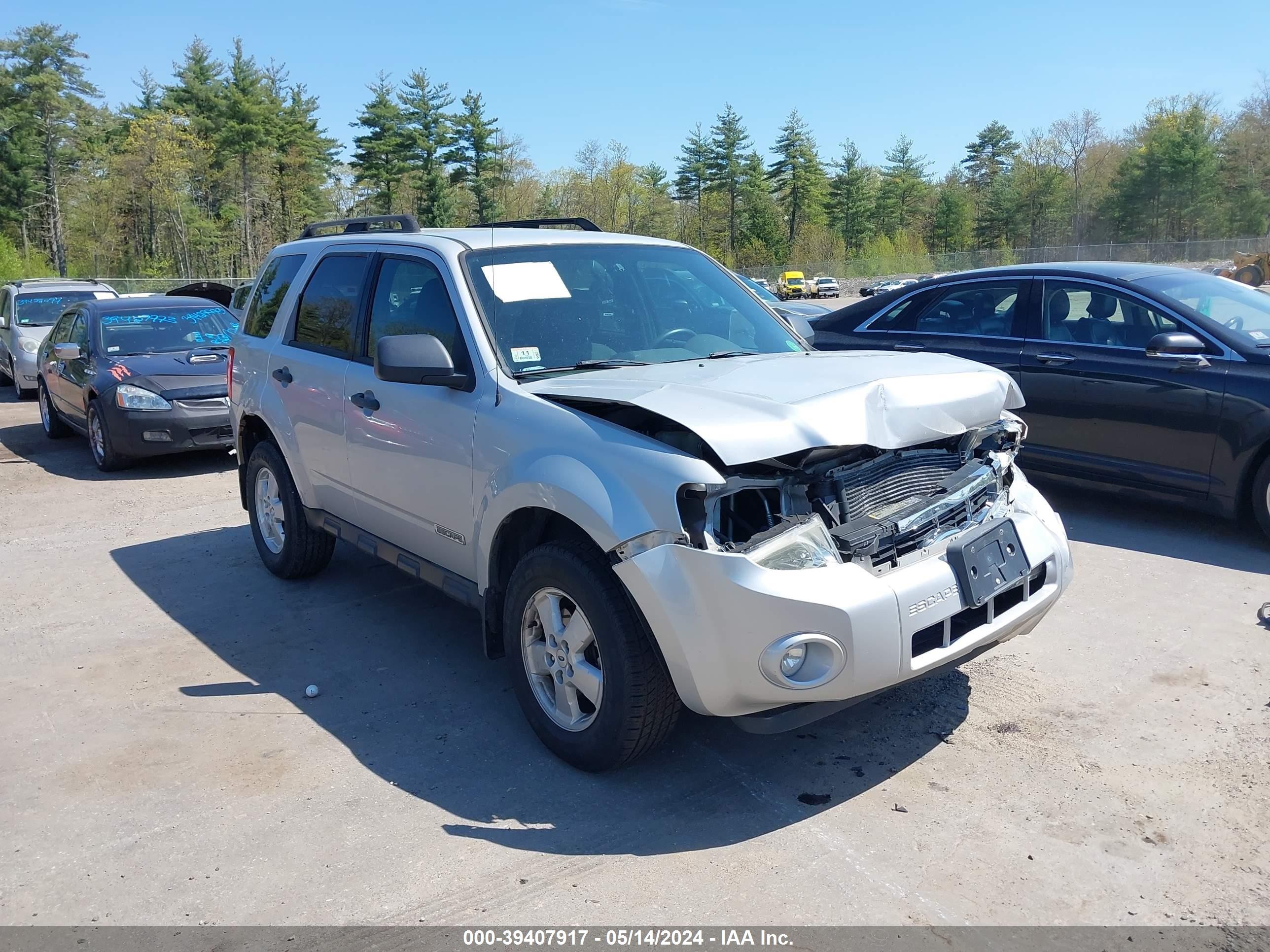 FORD ESCAPE 2008 1fmcu03z38kc90113