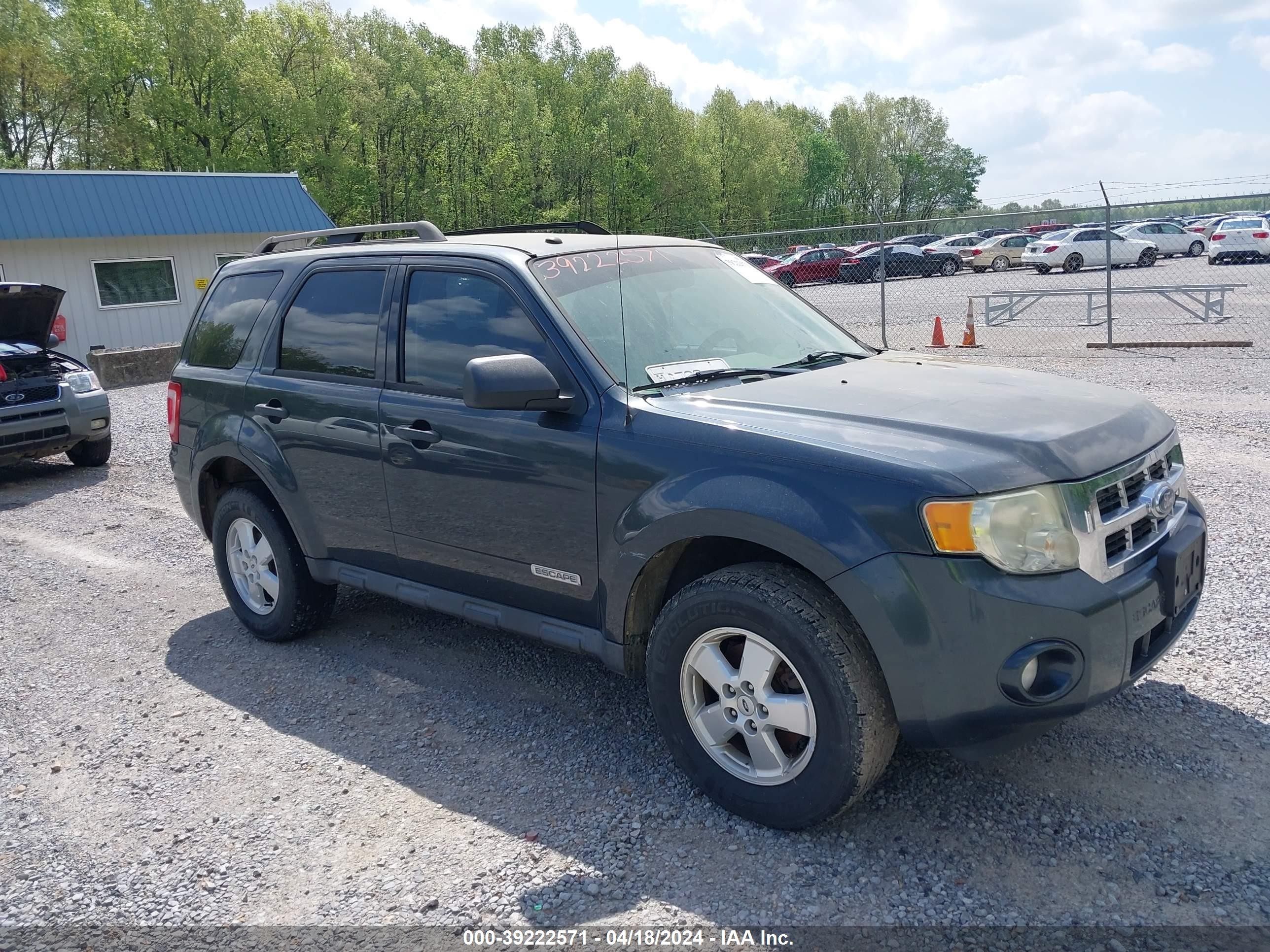 FORD ESCAPE 2008 1fmcu03z48ke51178