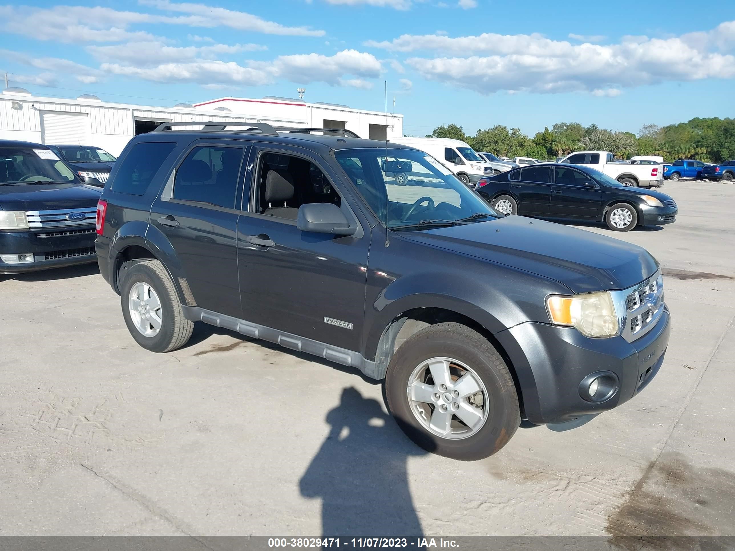 FORD ESCAPE 2008 1fmcu03z78kb05450