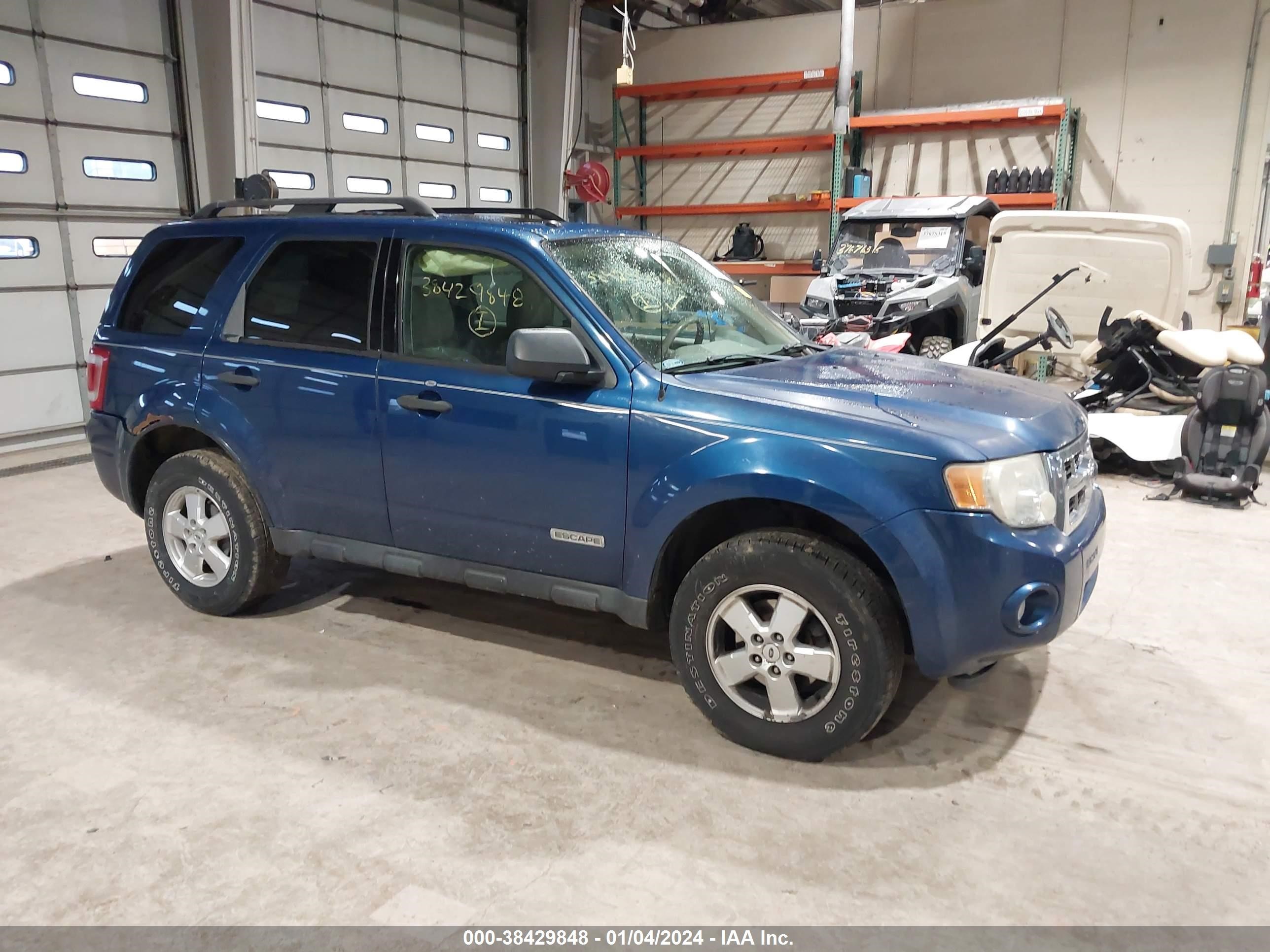 FORD ESCAPE 2008 1fmcu03z88kb33984