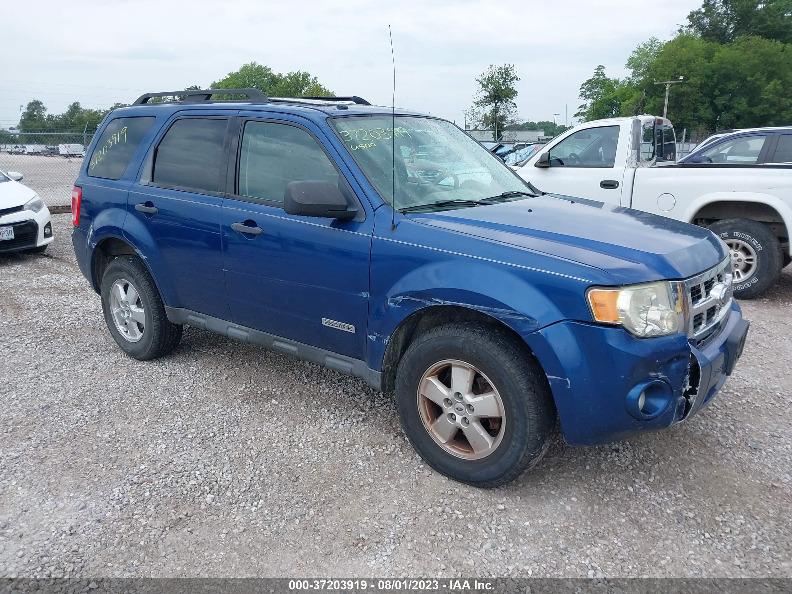 FORD ESCAPE 2008 1fmcu03z98kb43505