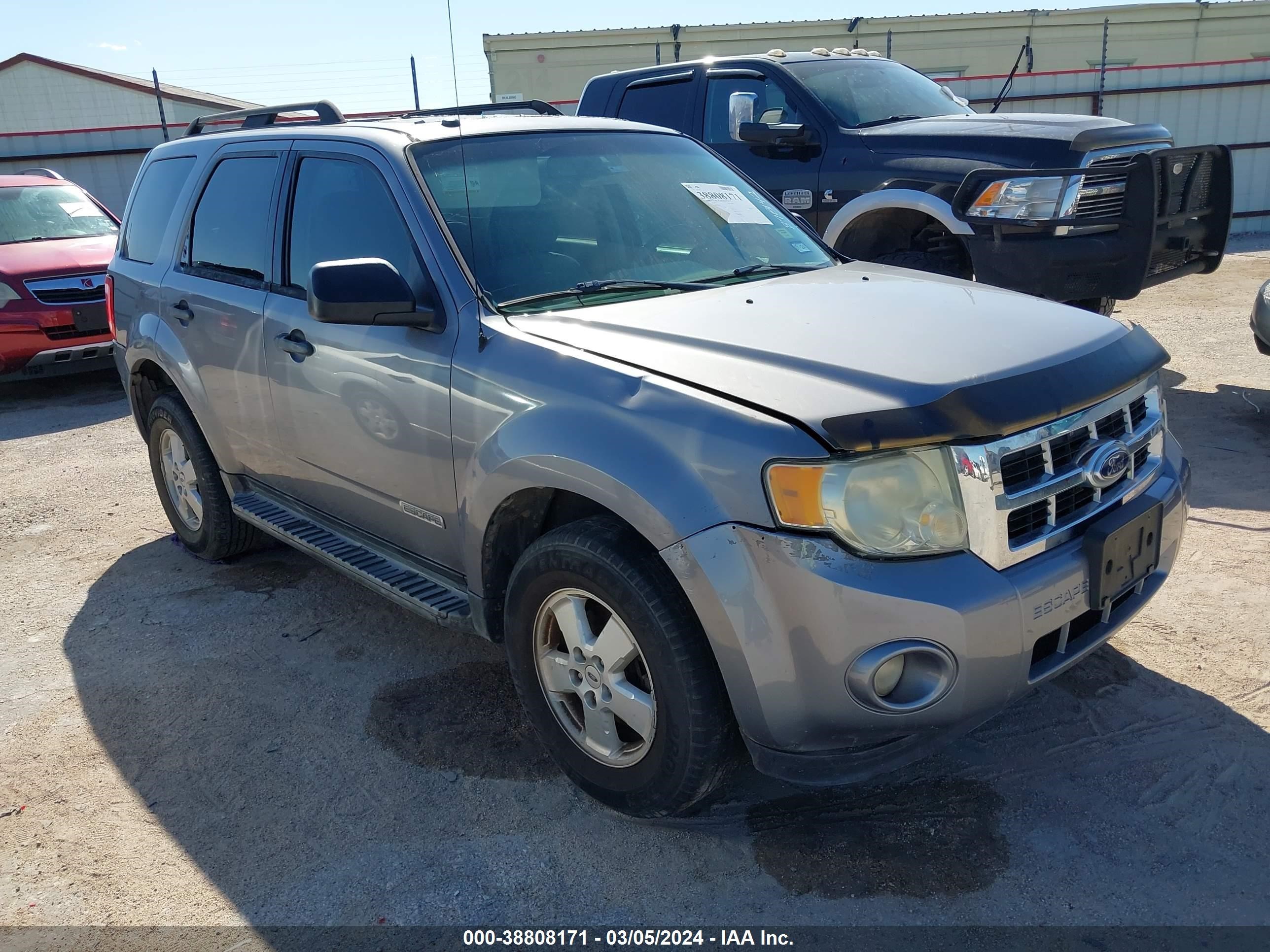 FORD ESCAPE 2008 1fmcu03z98kb78142