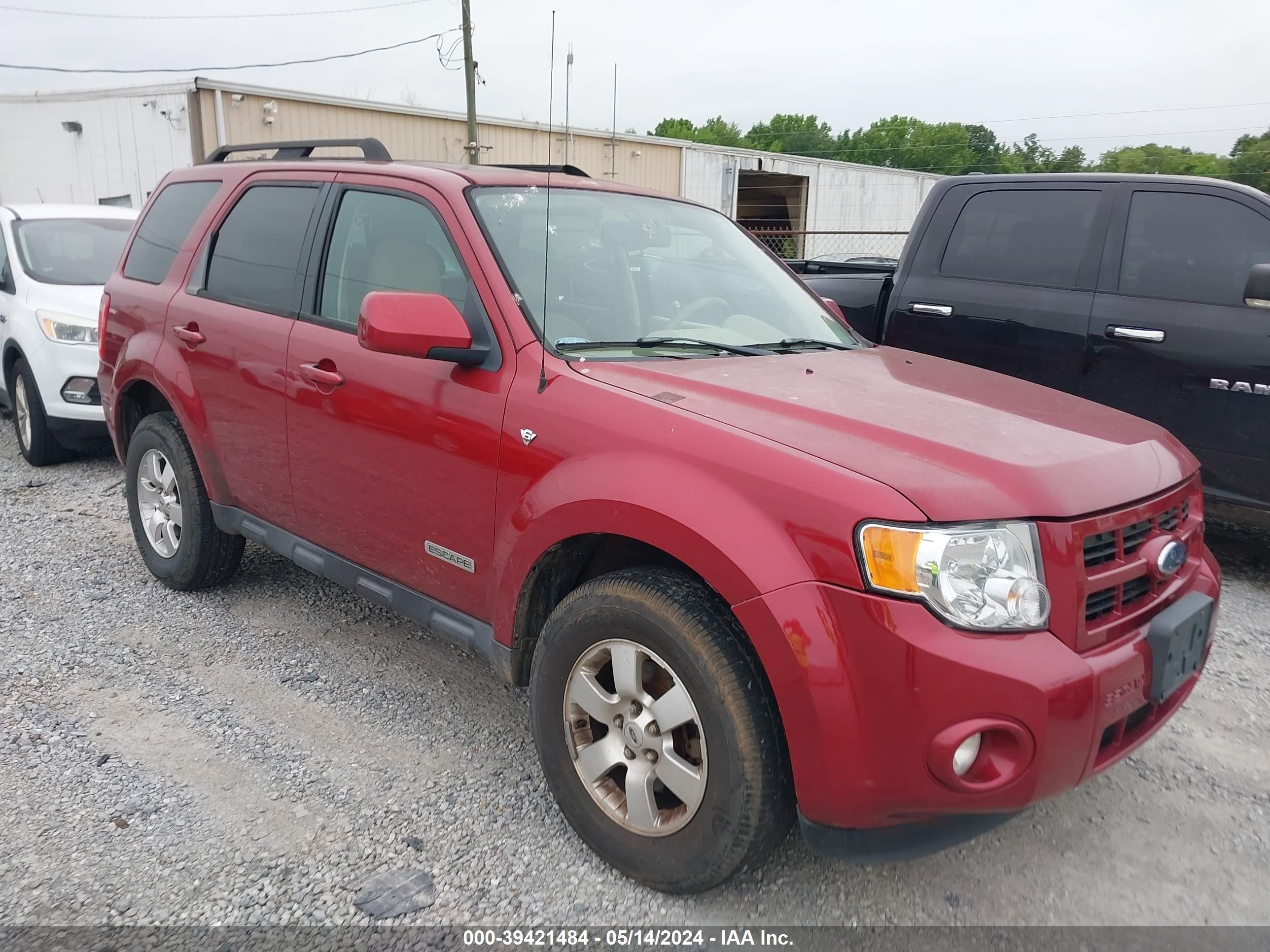 FORD ESCAPE 2008 1fmcu04168ka92389