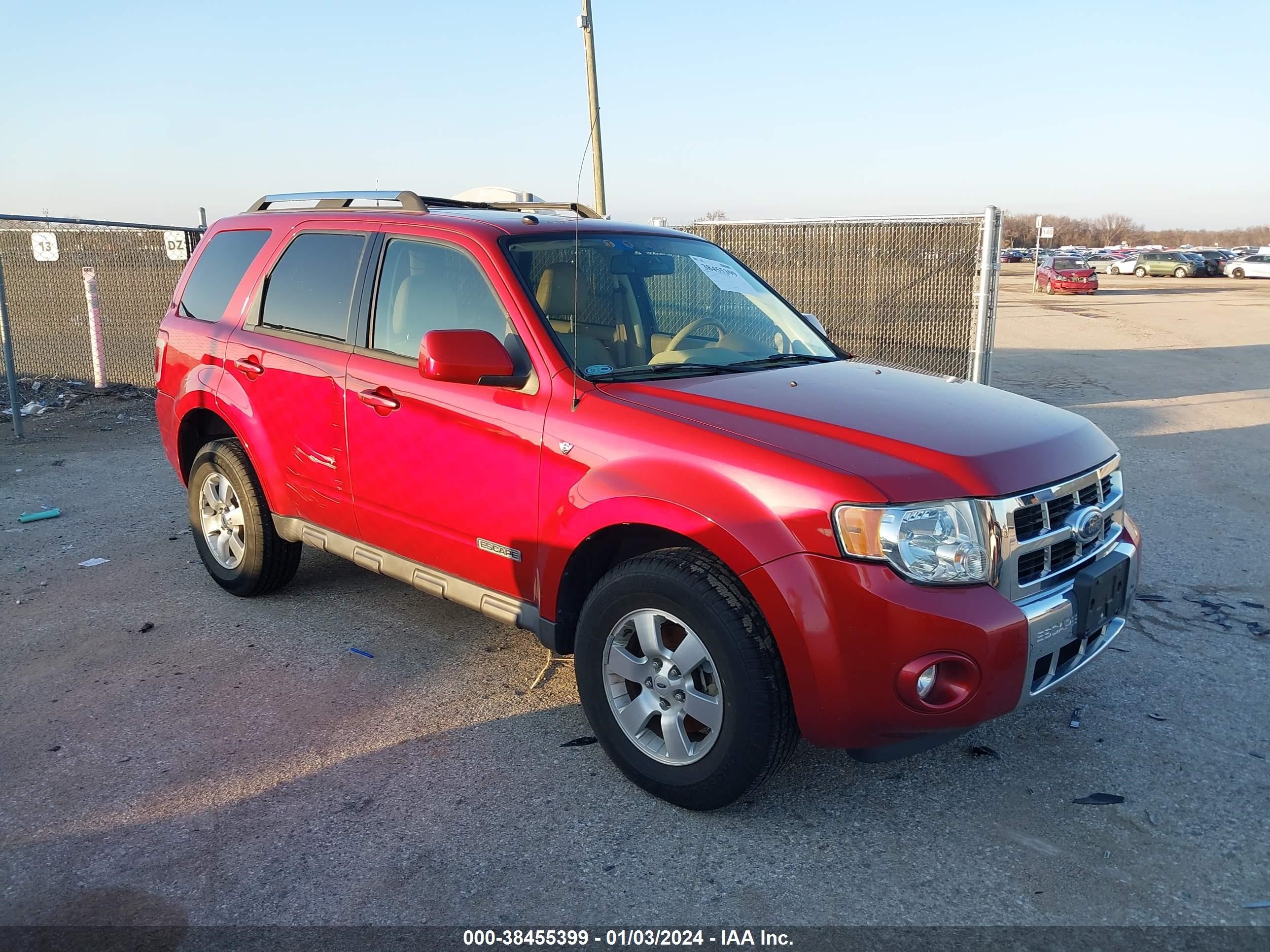 FORD ESCAPE 2008 1fmcu04198ka18013