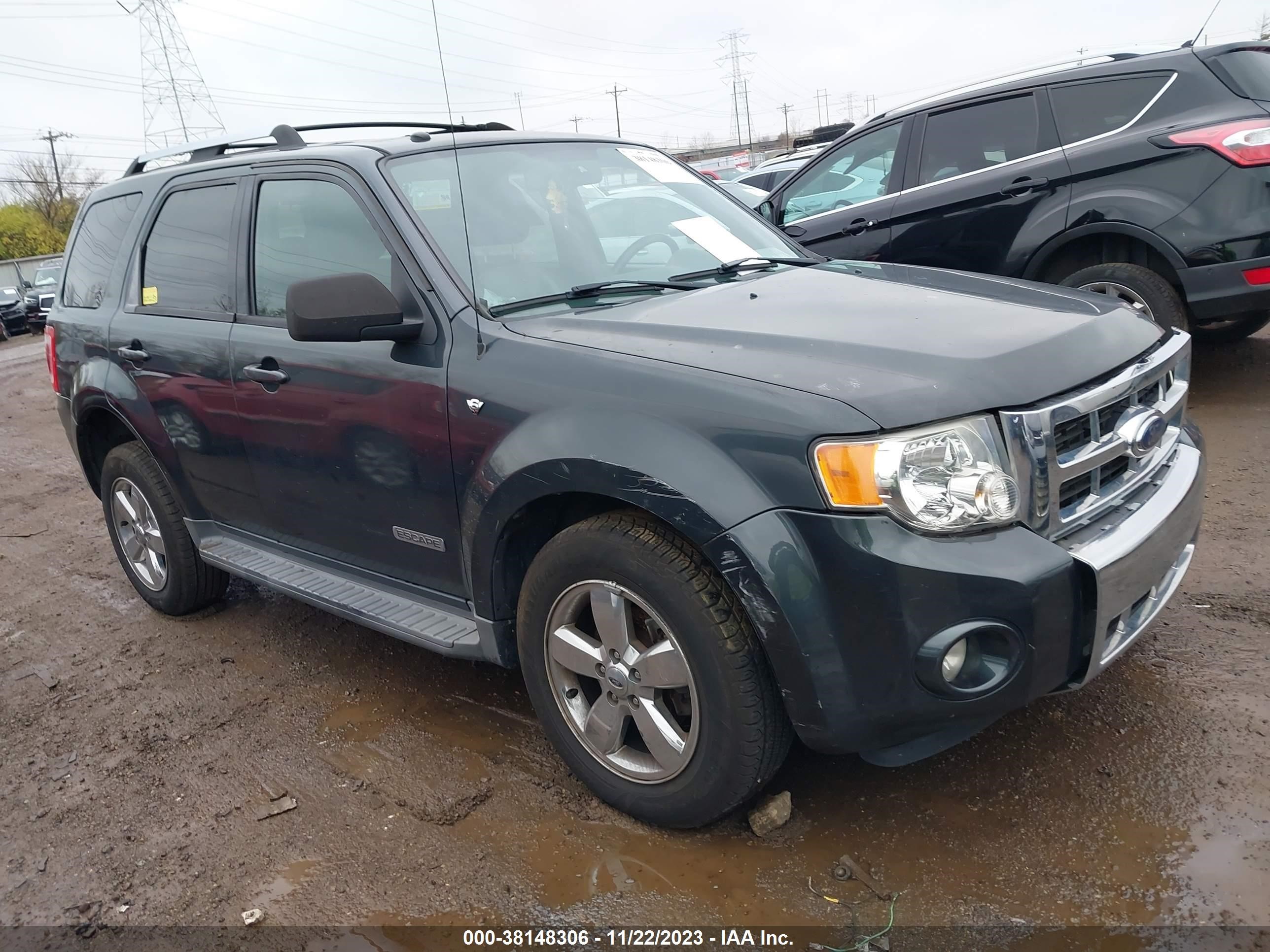 FORD ESCAPE 2008 1fmcu041x8kb43005