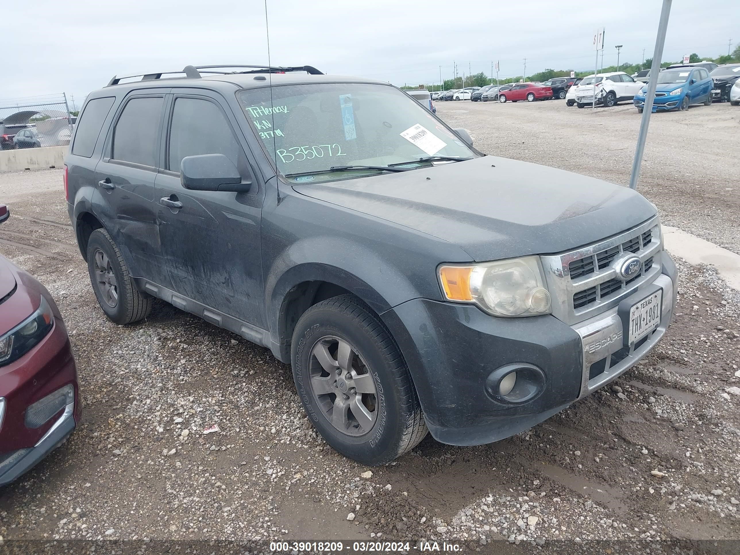 FORD ESCAPE 2009 1fmcu04gx9kb35072