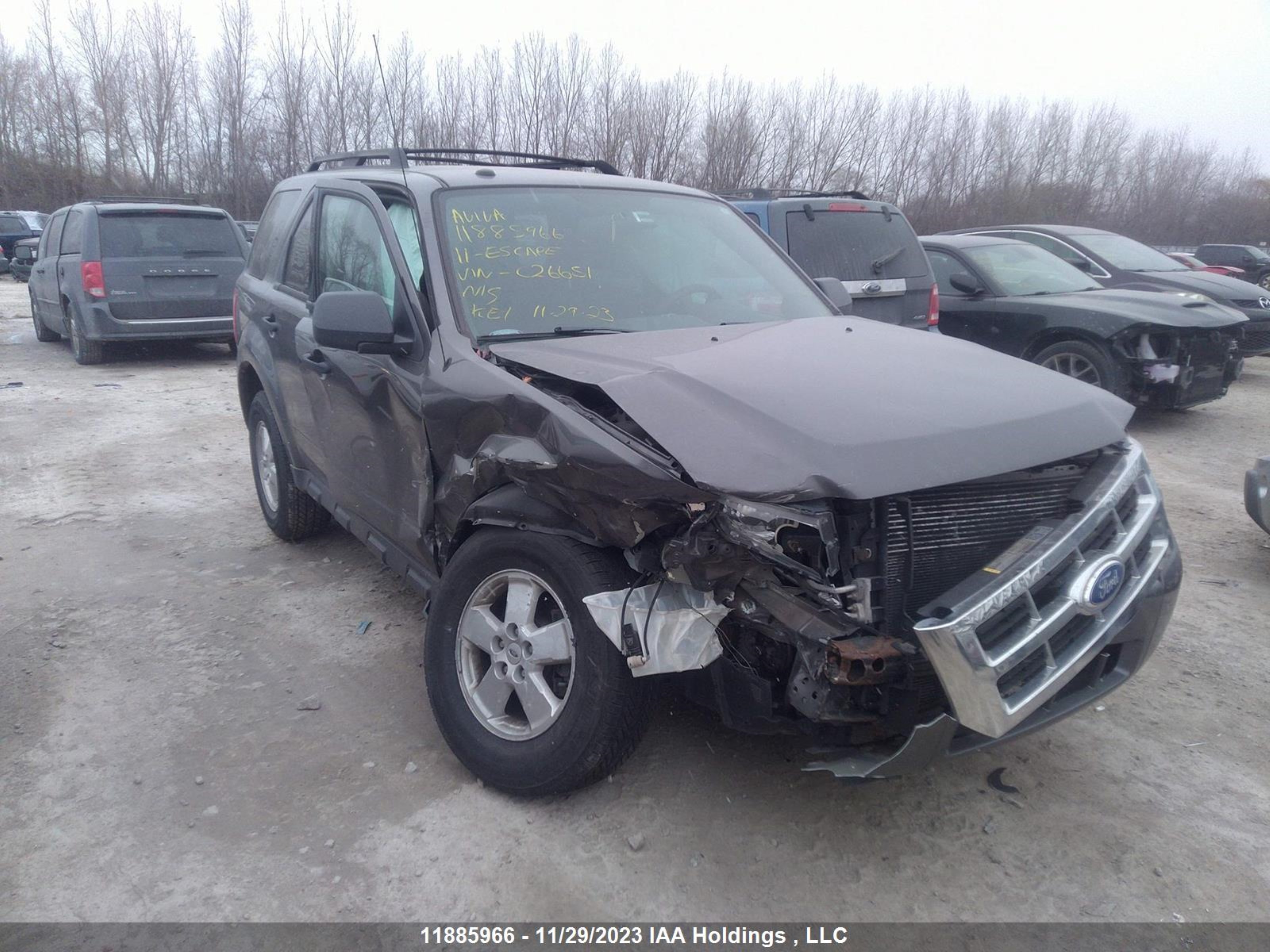 FORD ESCAPE 2011 1fmcu0d72bkc26651