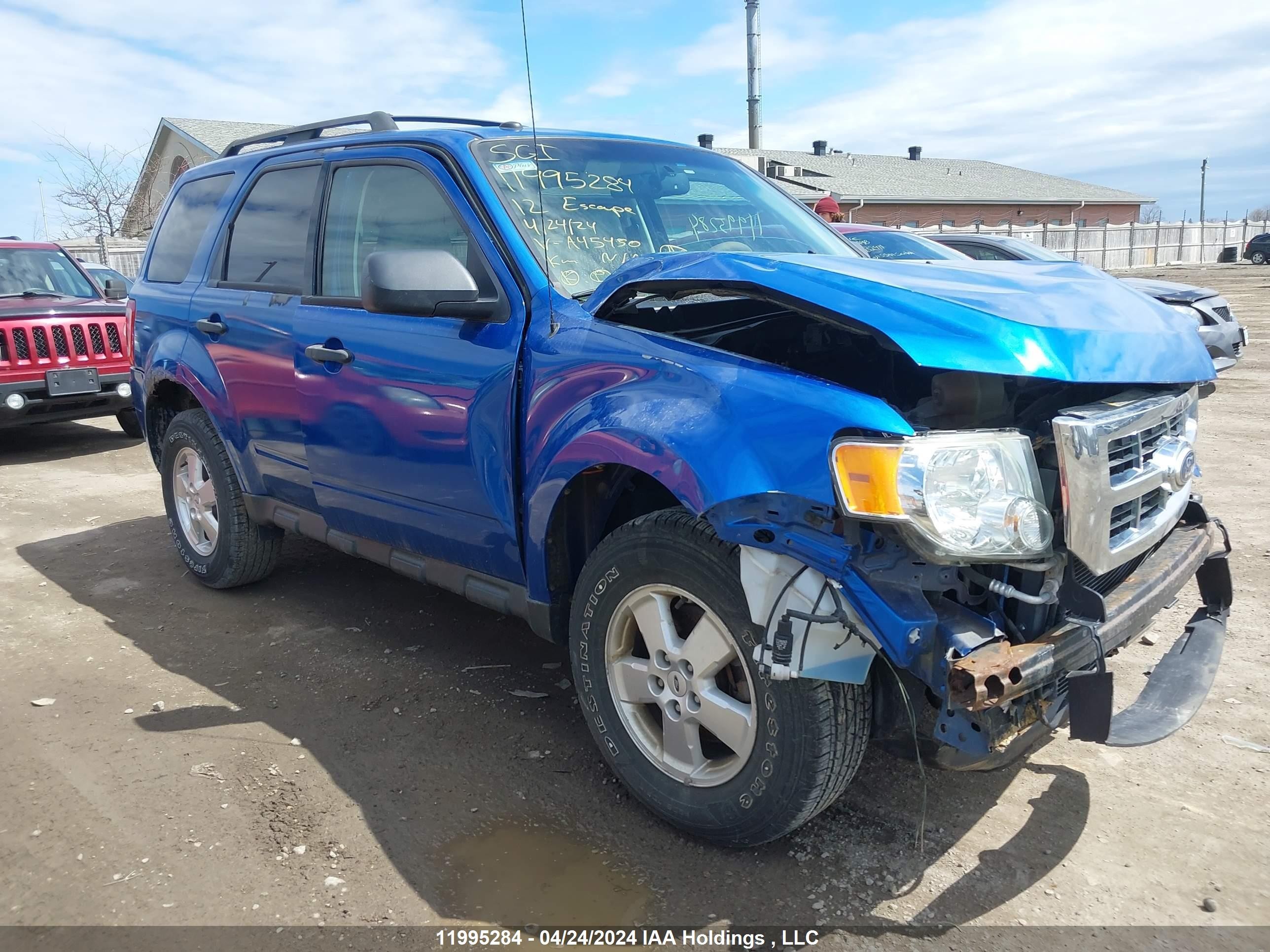 FORD ESCAPE 2012 1fmcu0d75cka45450