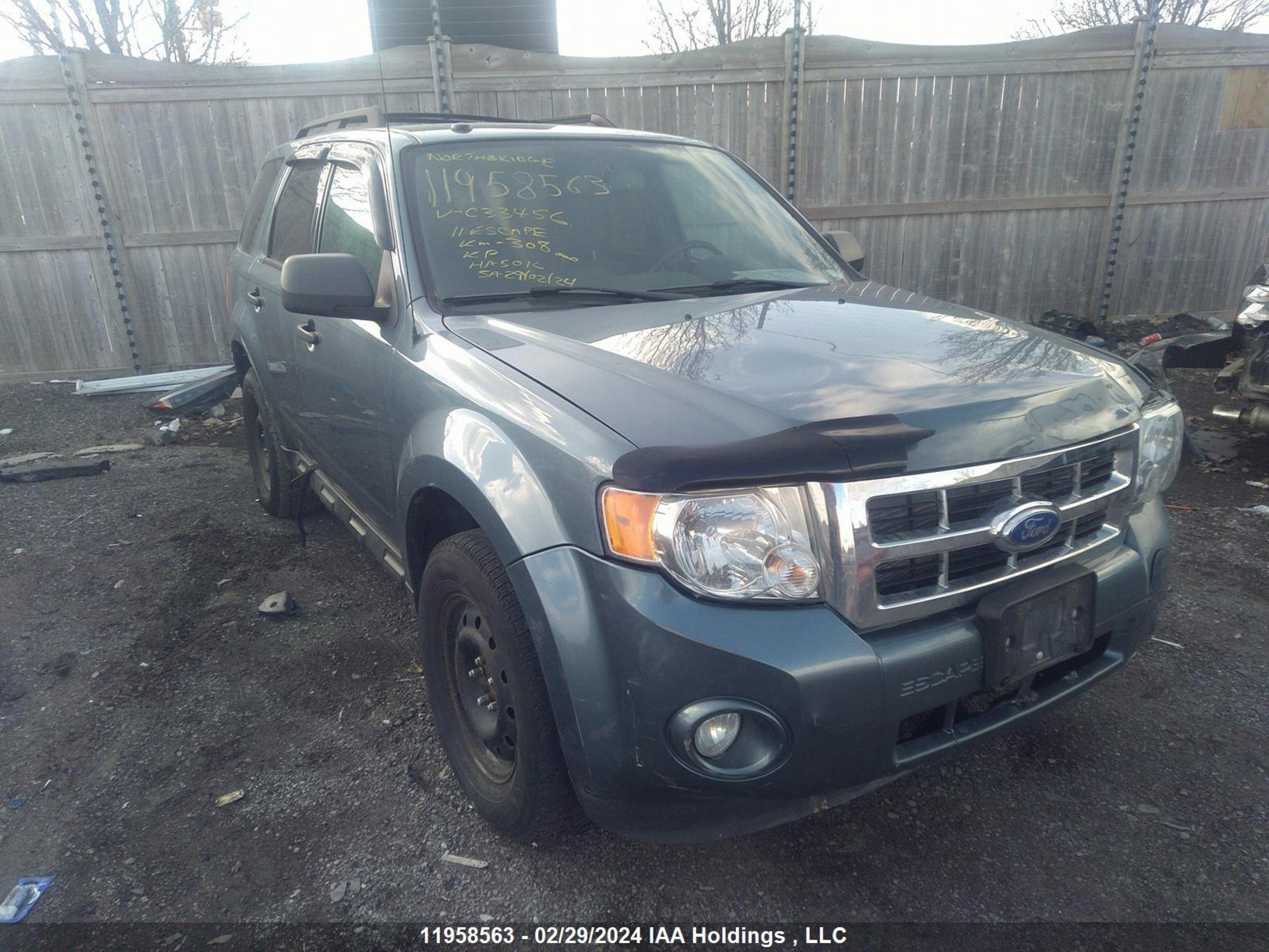 FORD ESCAPE 2011 1fmcu0d76bkc33456