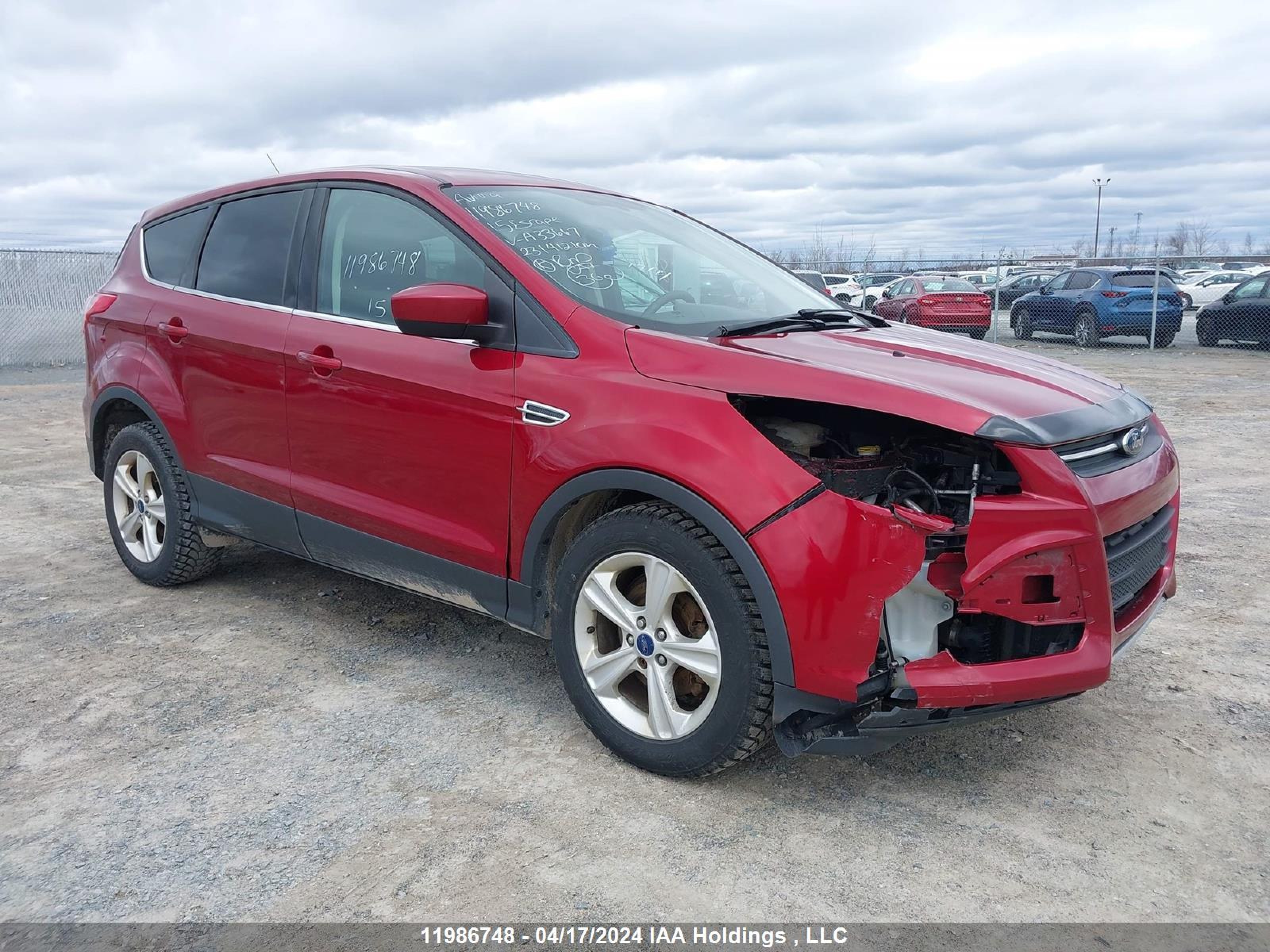 FORD ESCAPE 2015 1fmcu0gx8fua33667