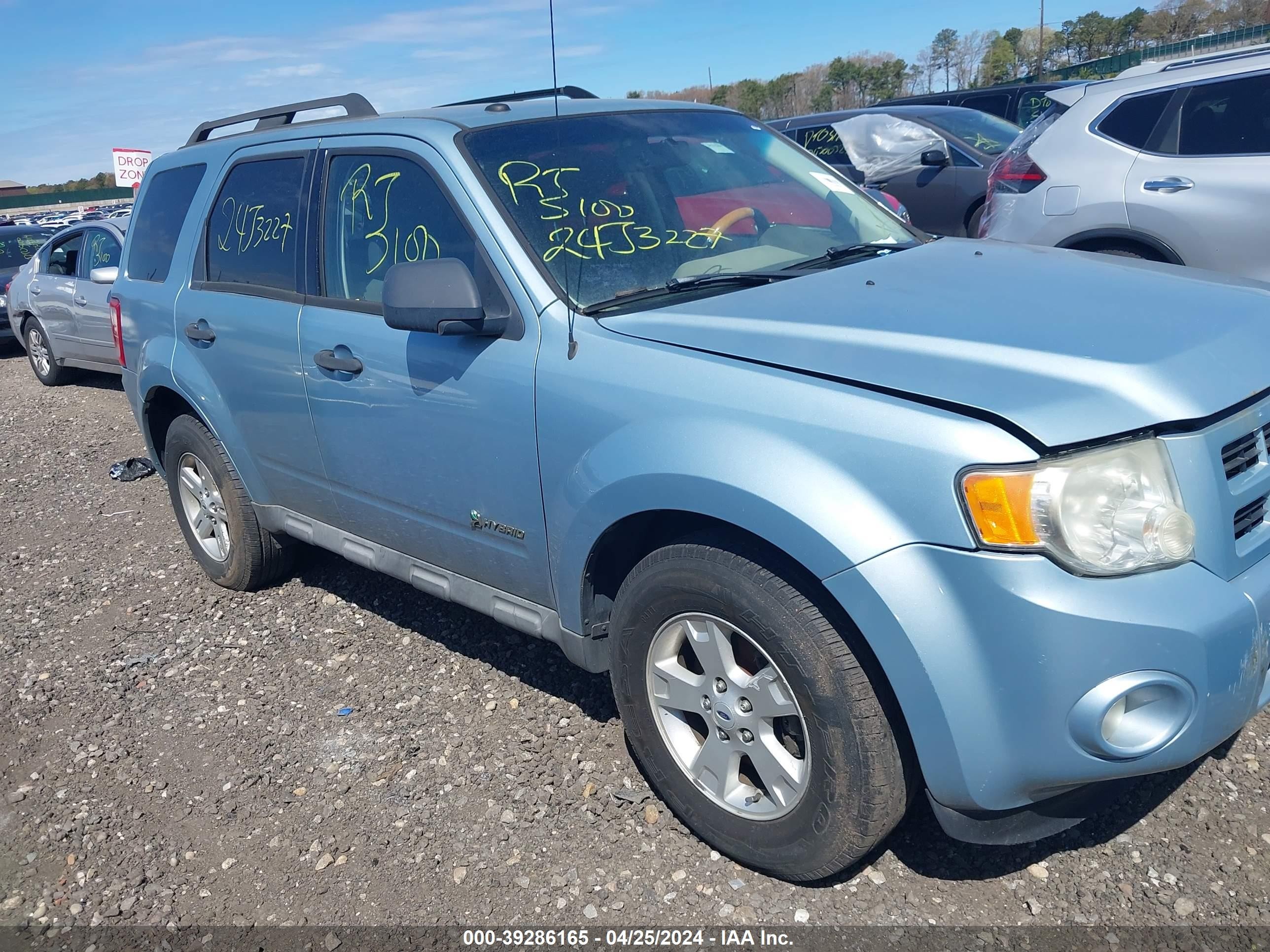 FORD ESCAPE 2009 1fmcu59319kc41509