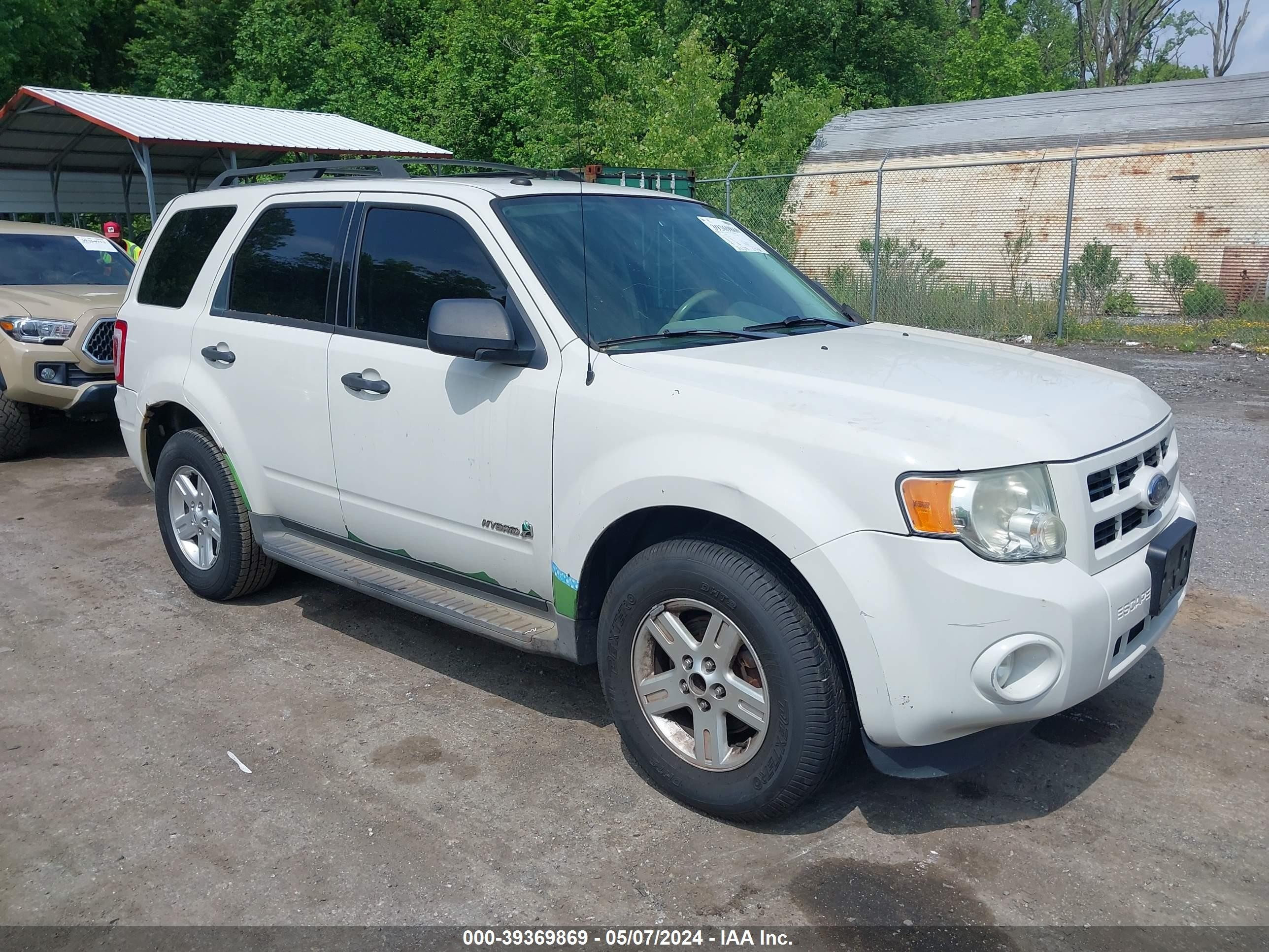 FORD ESCAPE 2009 1fmcu59349kb70838