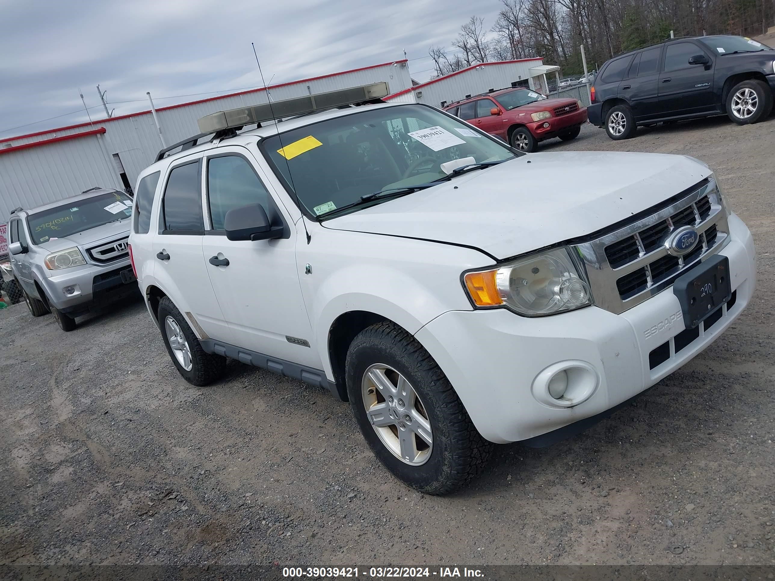 FORD ESCAPE 2008 1fmcu59h28ka41927