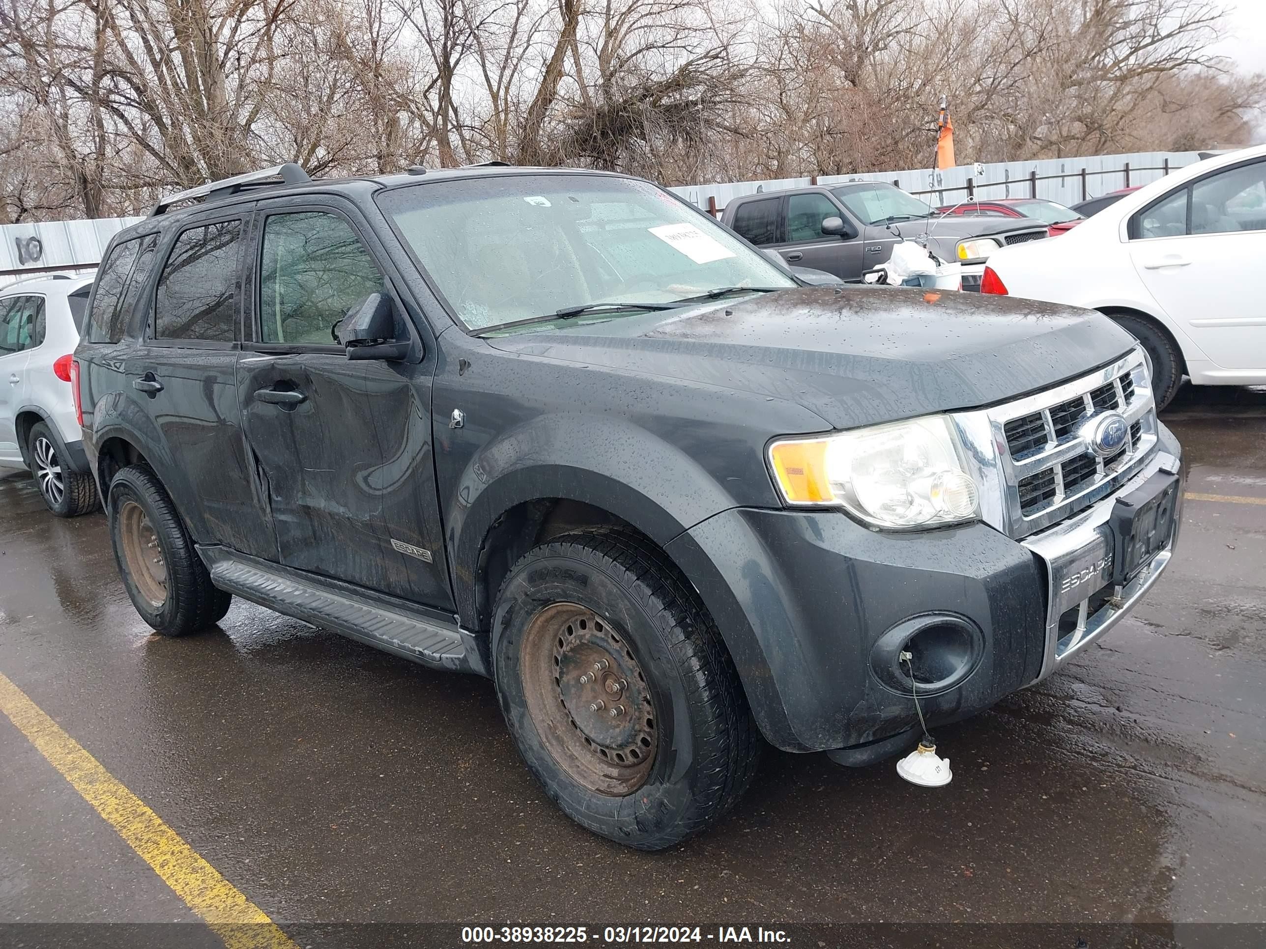 FORD ESCAPE 2008 1fmcu59h38ka59112