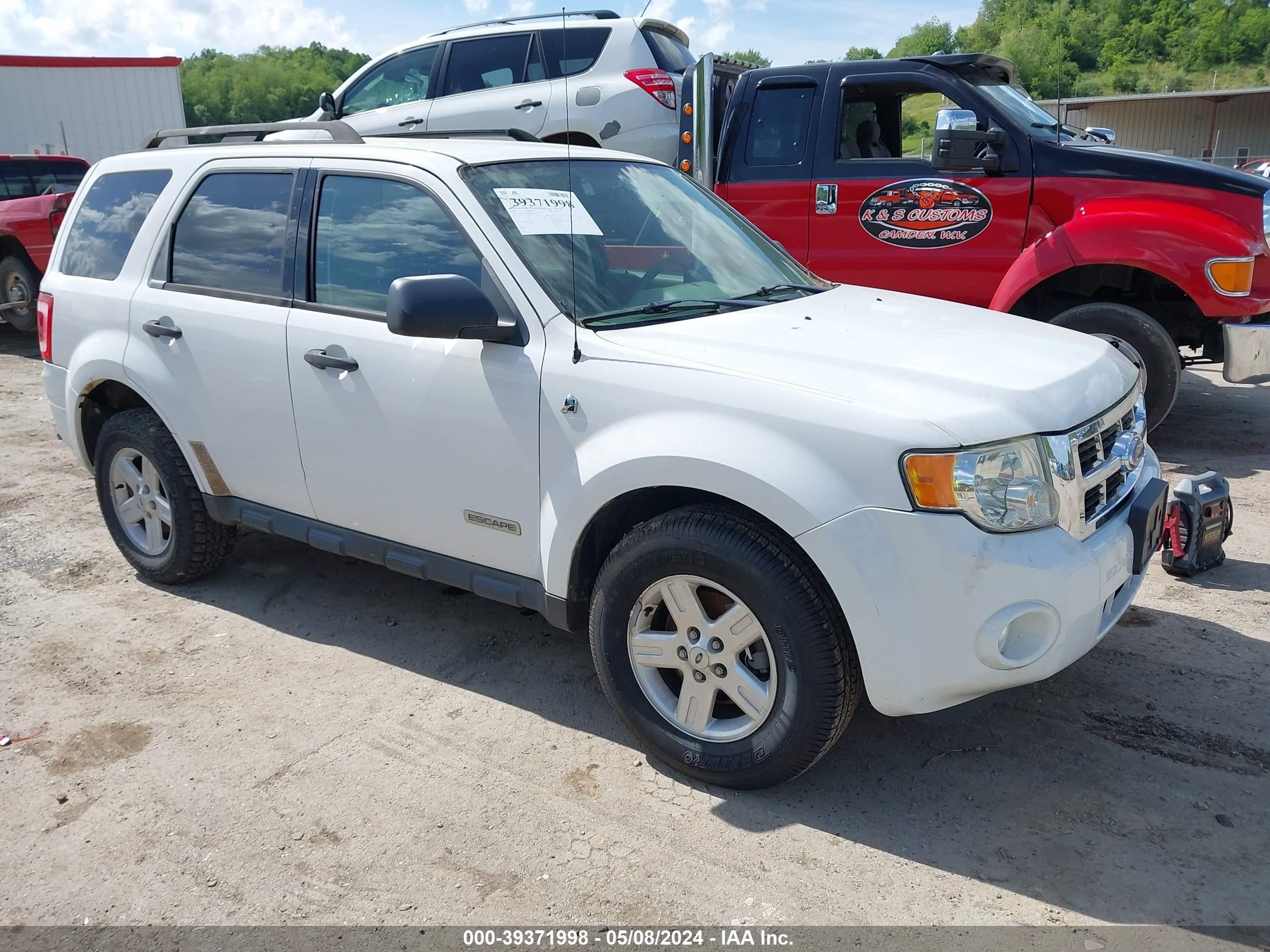 FORD ESCAPE 2008 1fmcu59h48ka24370