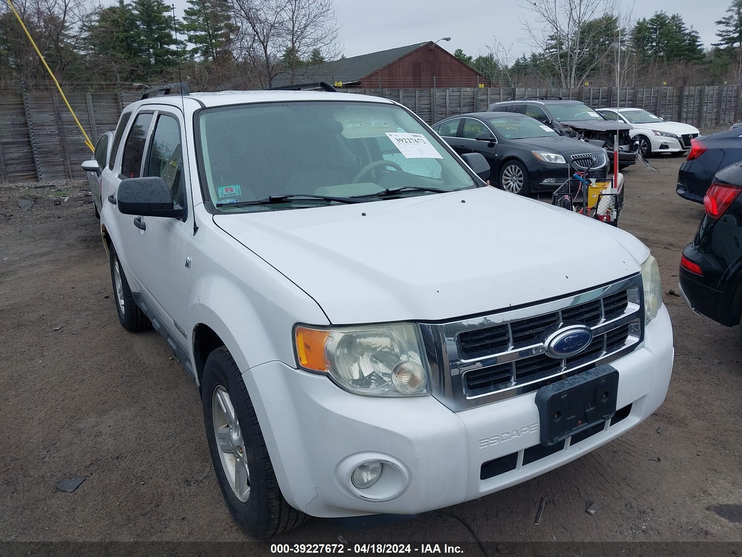 FORD ESCAPE 2008 1fmcu59h88ka12514