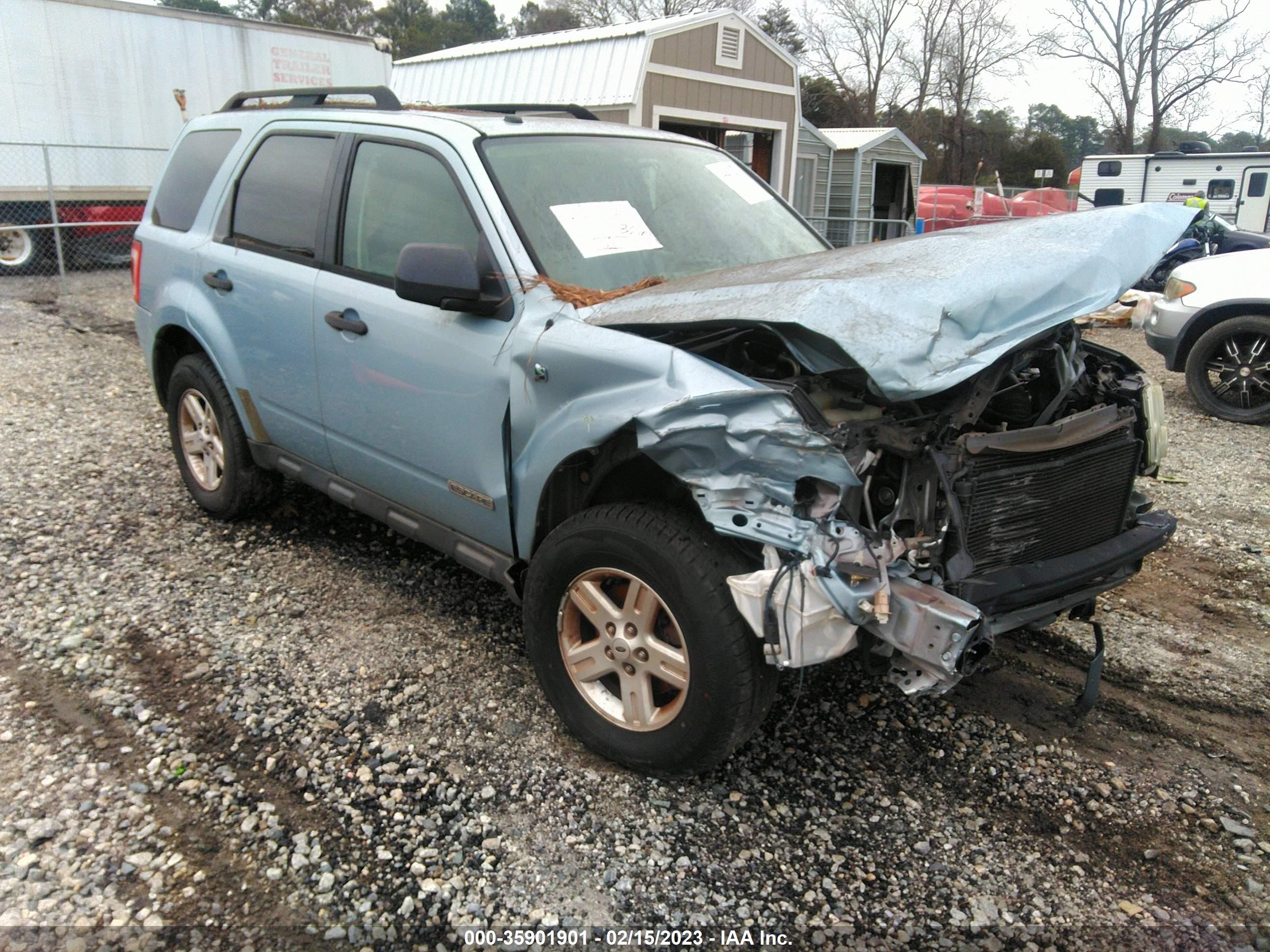 FORD ESCAPE 2008 1fmcu59h98kd99560