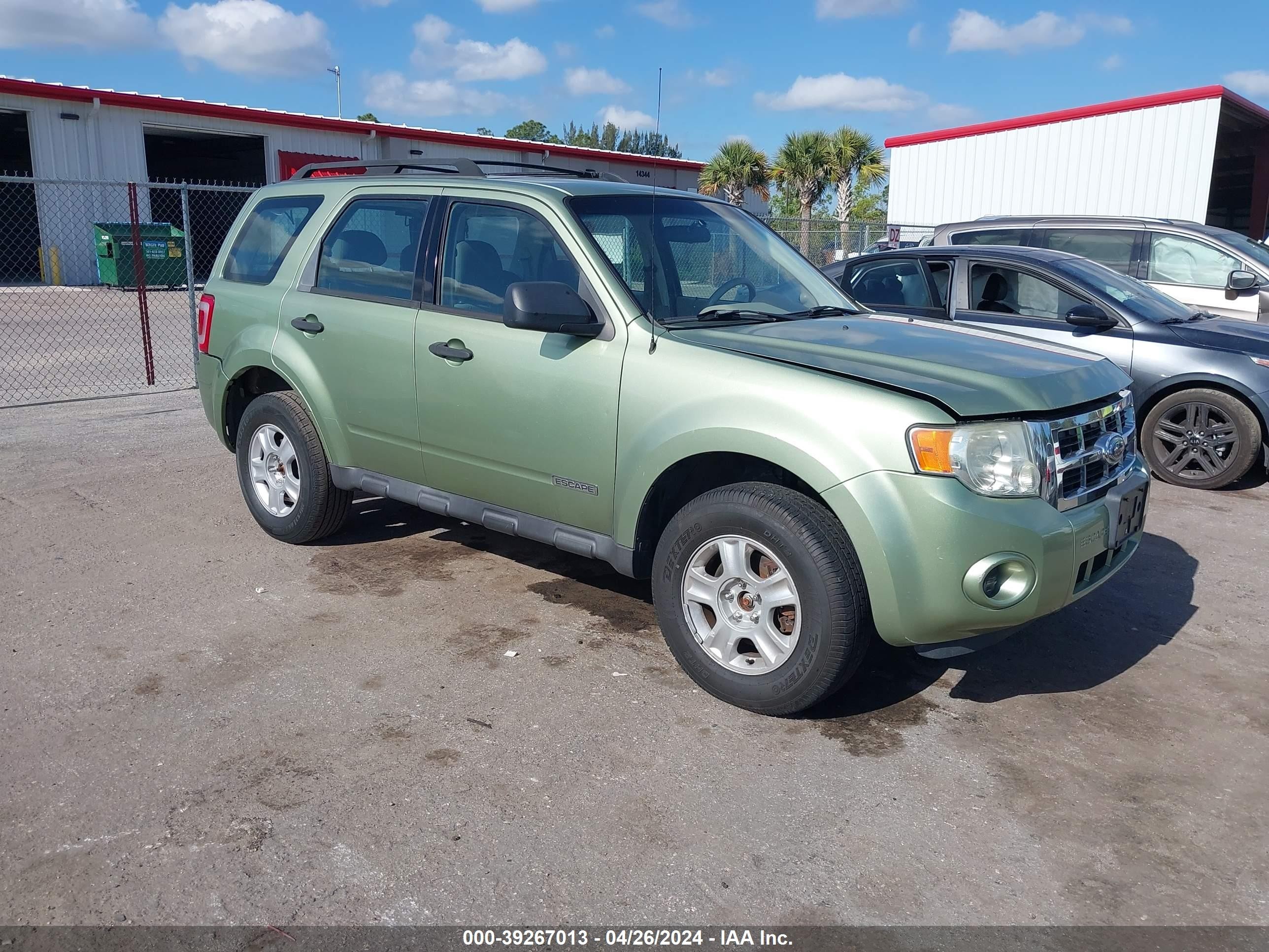 FORD ESCAPE 2008 1fmcu92z58kc26404