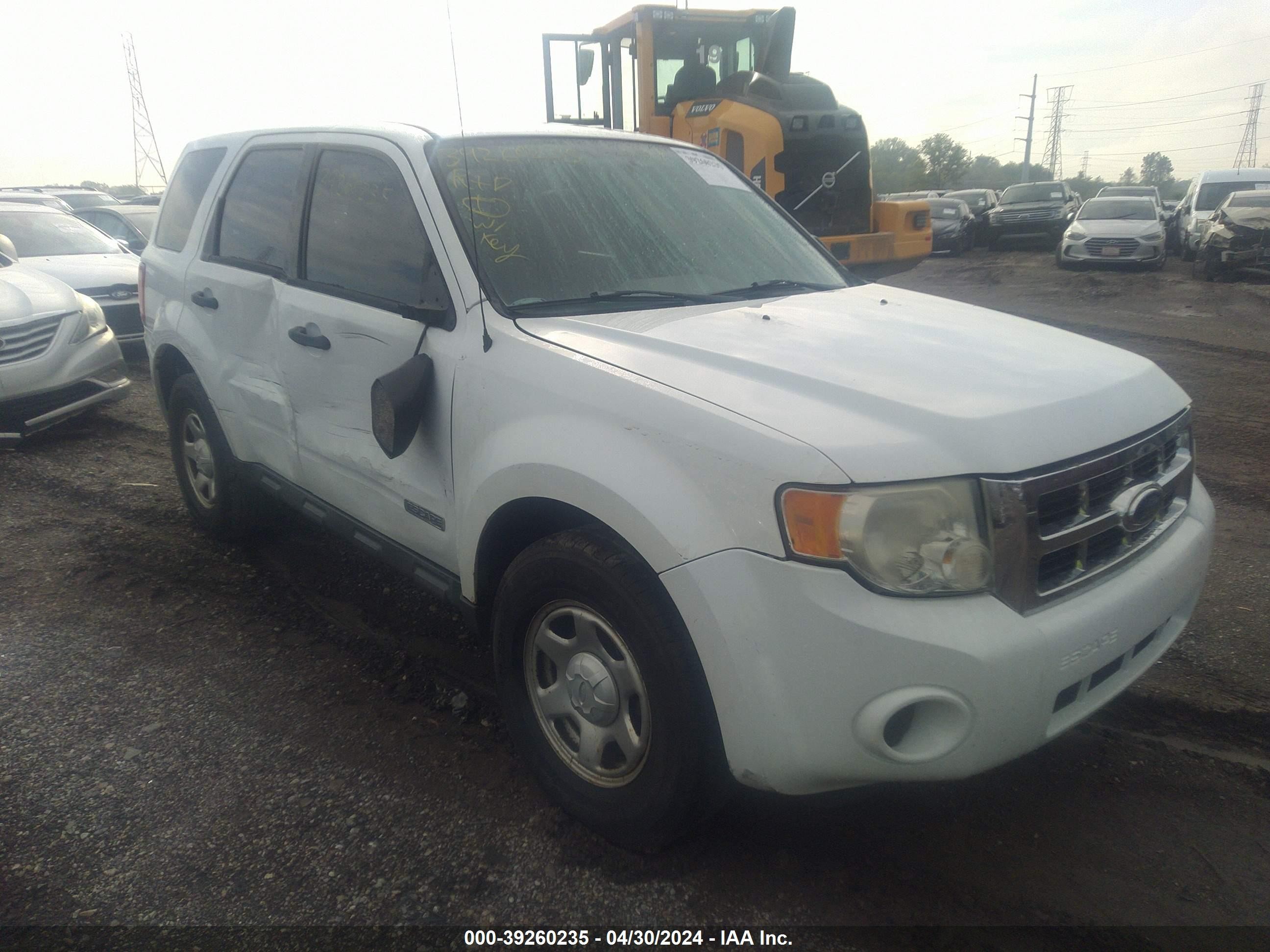 FORD ESCAPE 2008 1fmcu92z58ke52278