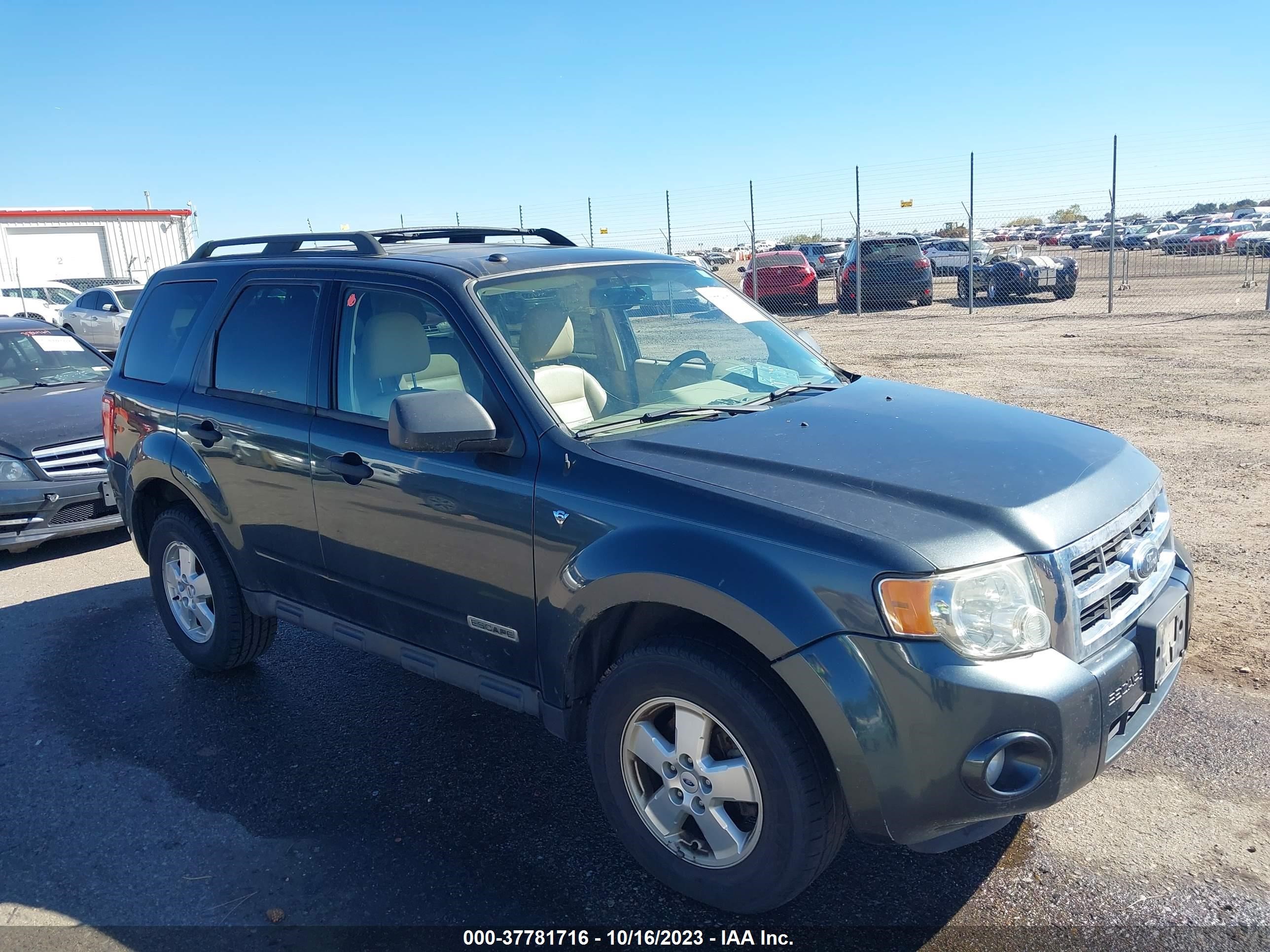 FORD ESCAPE 2008 1fmcu93108kb49272