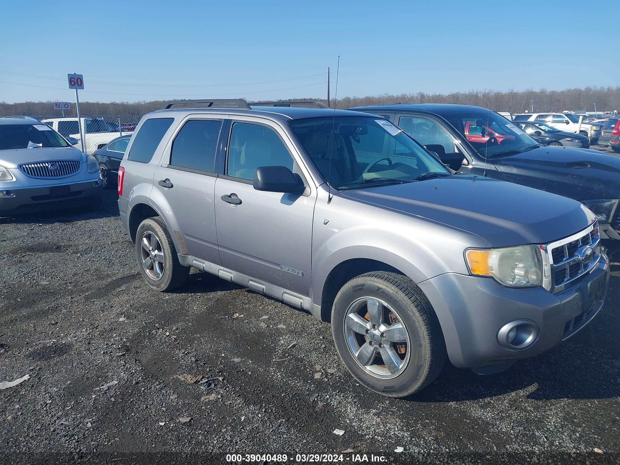 FORD ESCAPE 2008 1fmcu93108kb67934