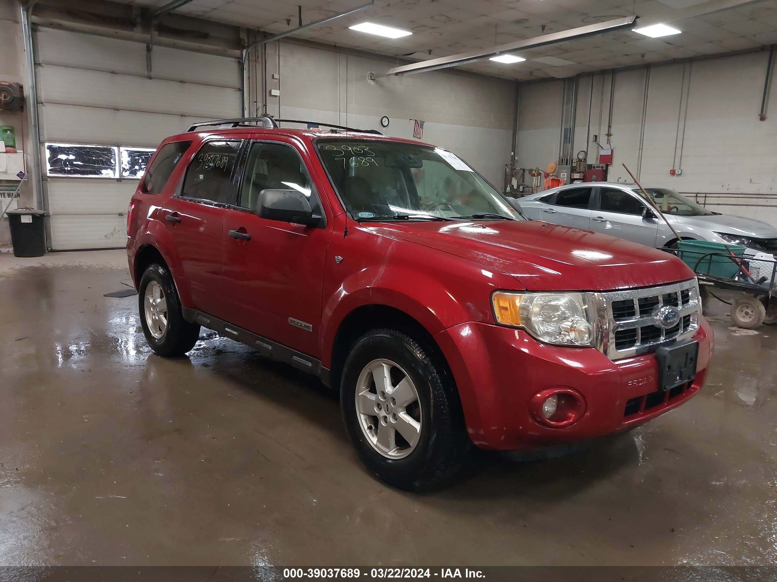 FORD ESCAPE 2008 1fmcu93108kb85205