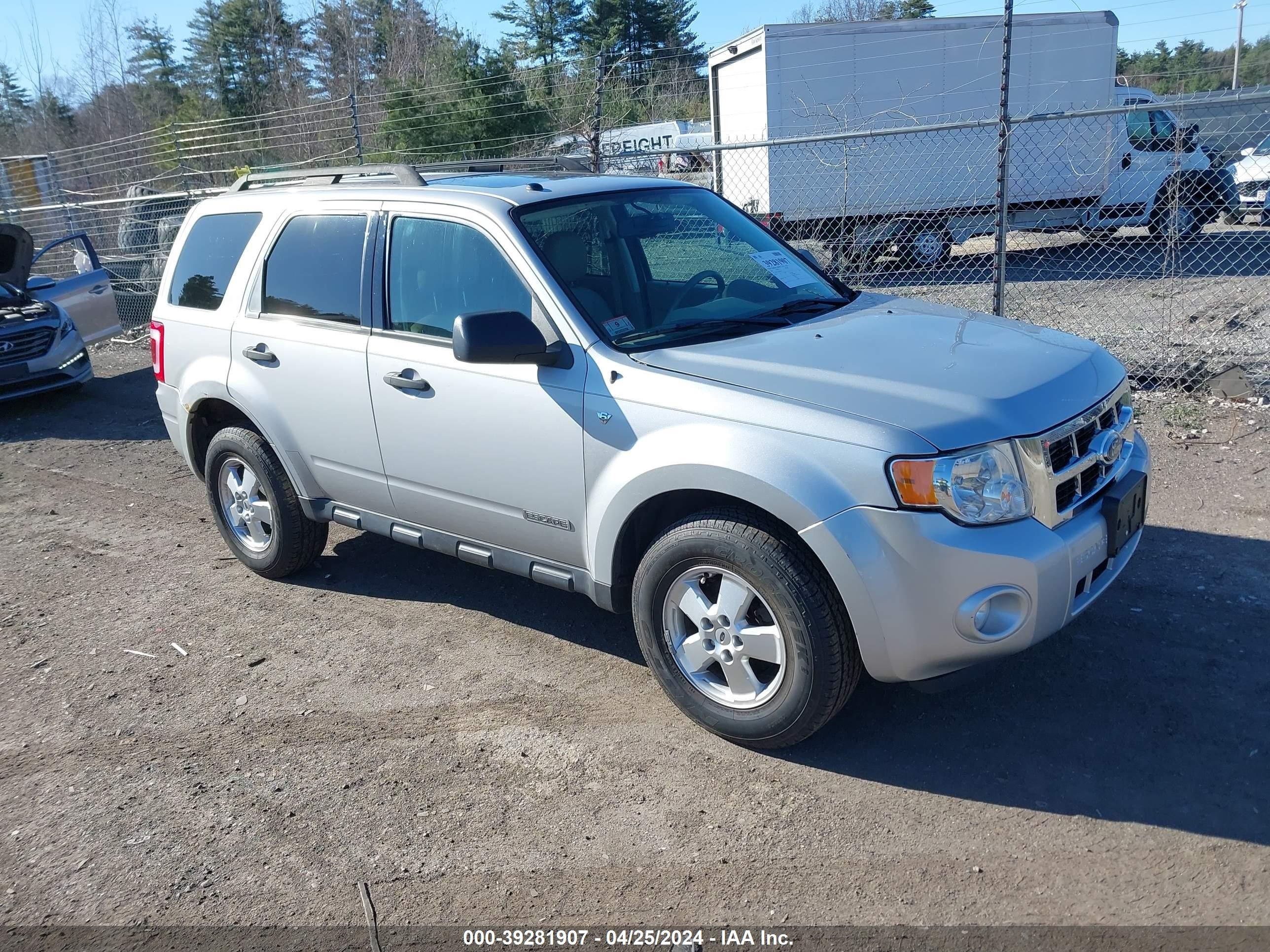 FORD ESCAPE 2008 1fmcu93128kb34465