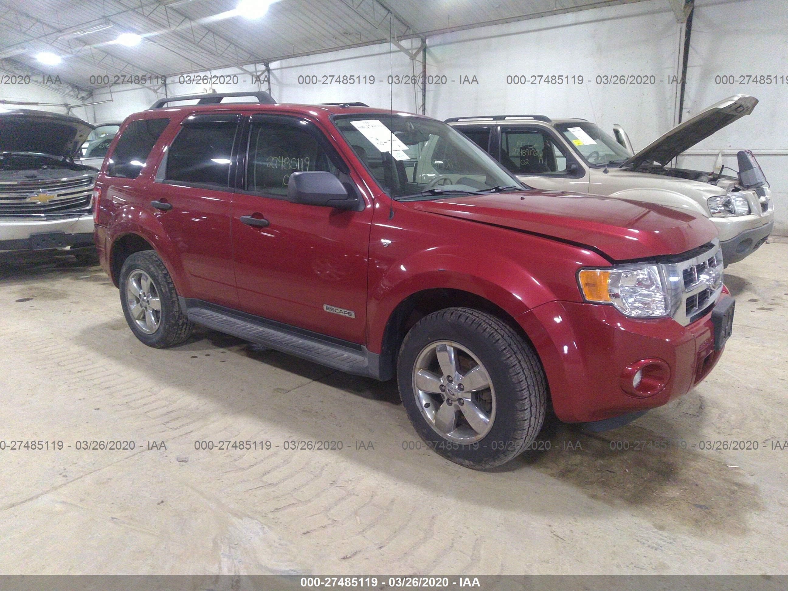 FORD ESCAPE 2008 1fmcu93128ke02723