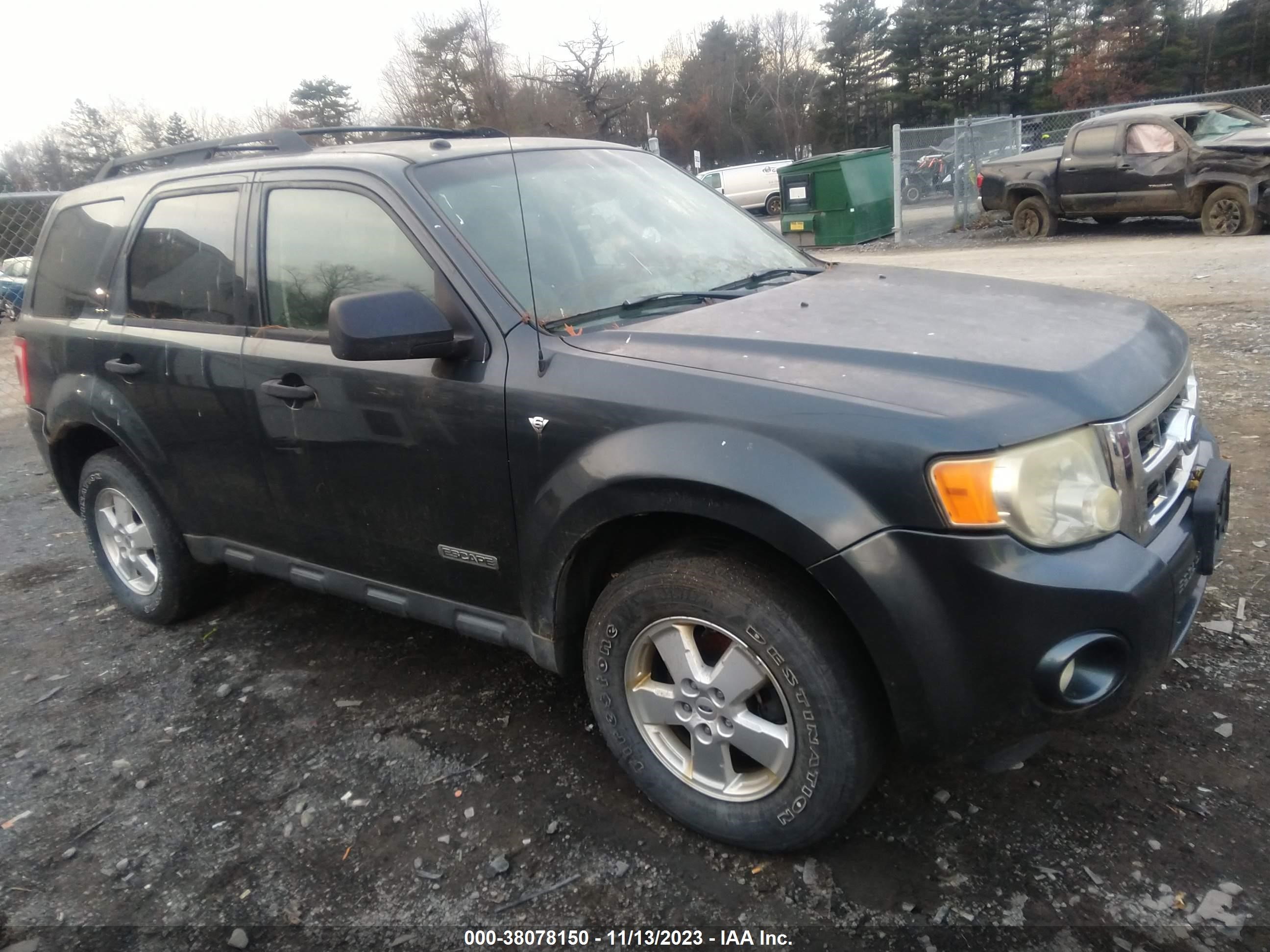 FORD ESCAPE 2008 1fmcu93138kb27041