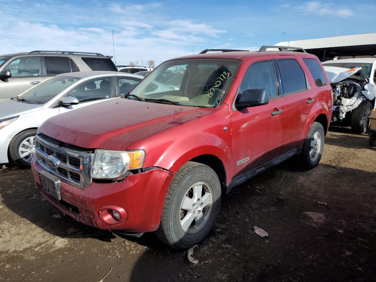 FORD ESCAPE 2008 1fmcu93138ke32684