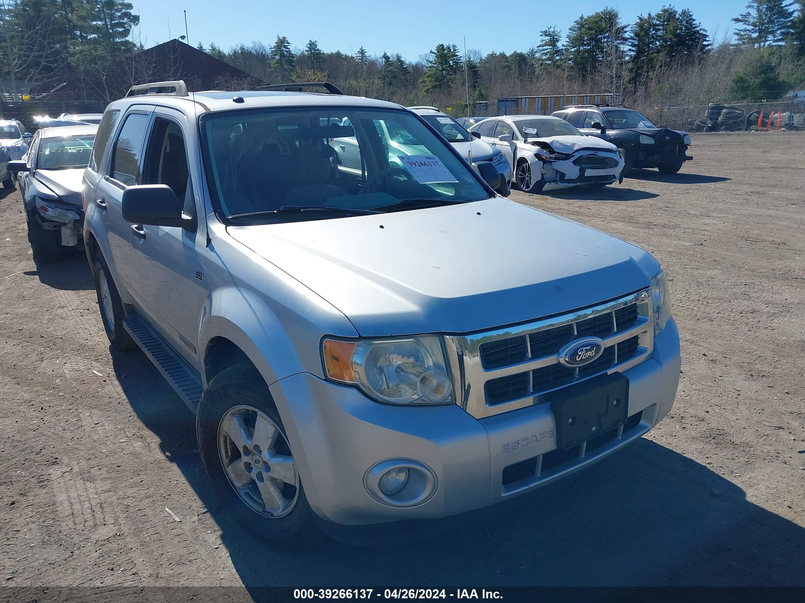 FORD ESCAPE 2008 1fmcu93148kb15139