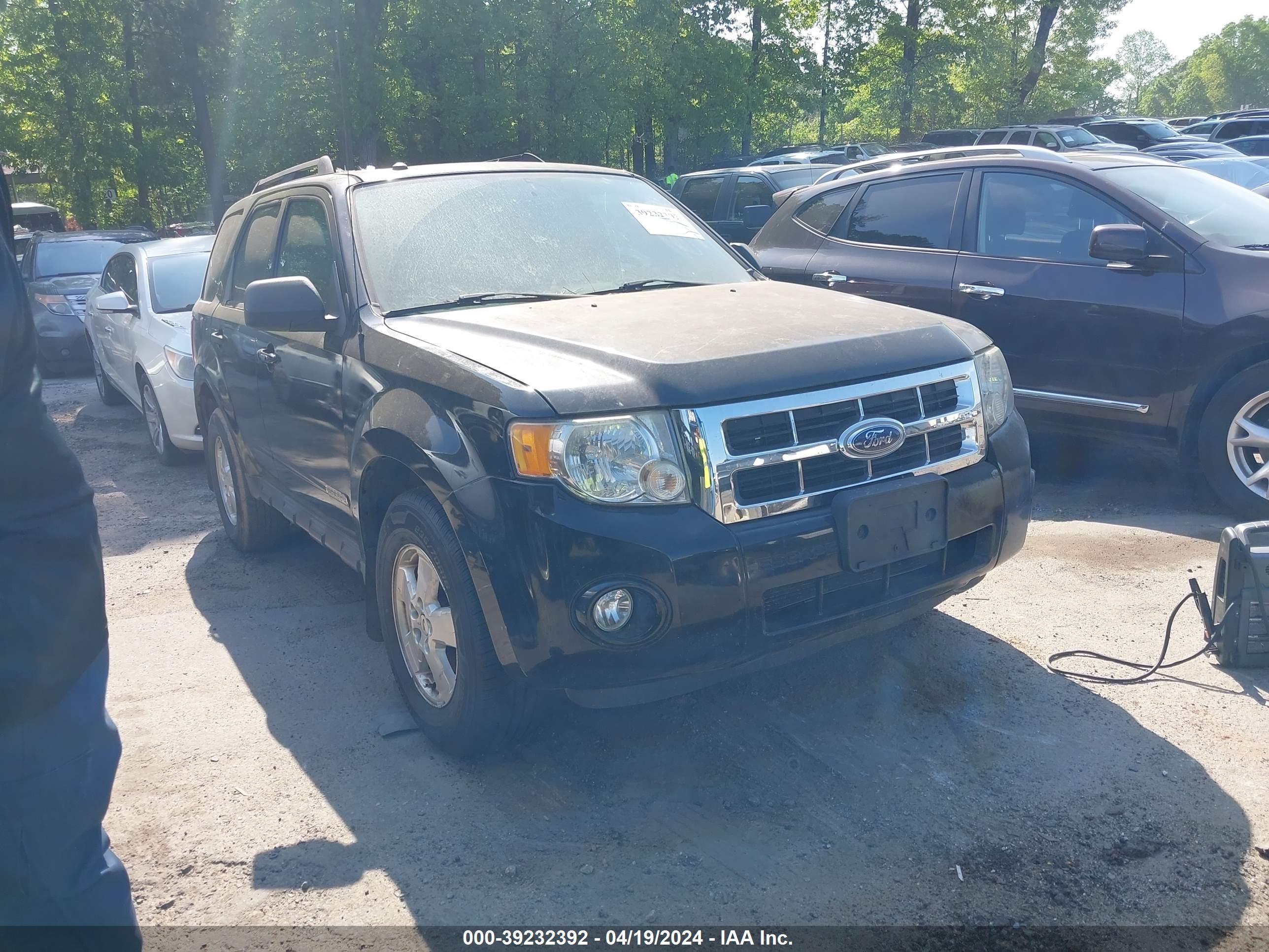 FORD ESCAPE 2008 1fmcu93148kb85434