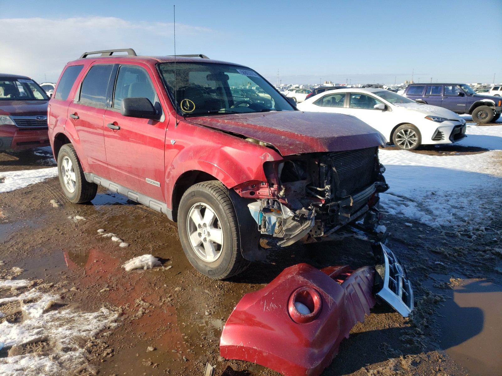 FORD ESCAPE XLT 2008 1fmcu93158ka87531