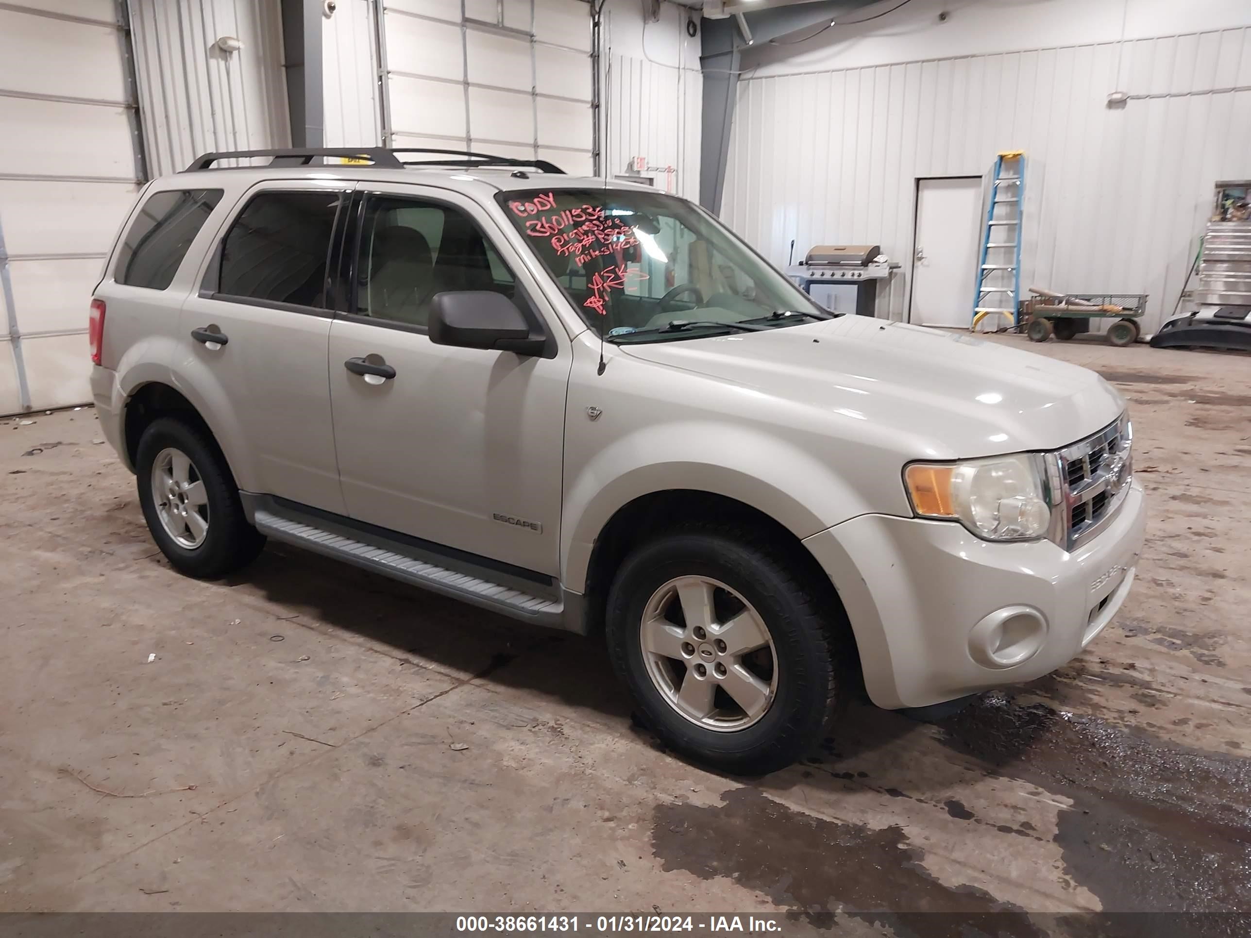 FORD ESCAPE 2008 1fmcu93188kd67332