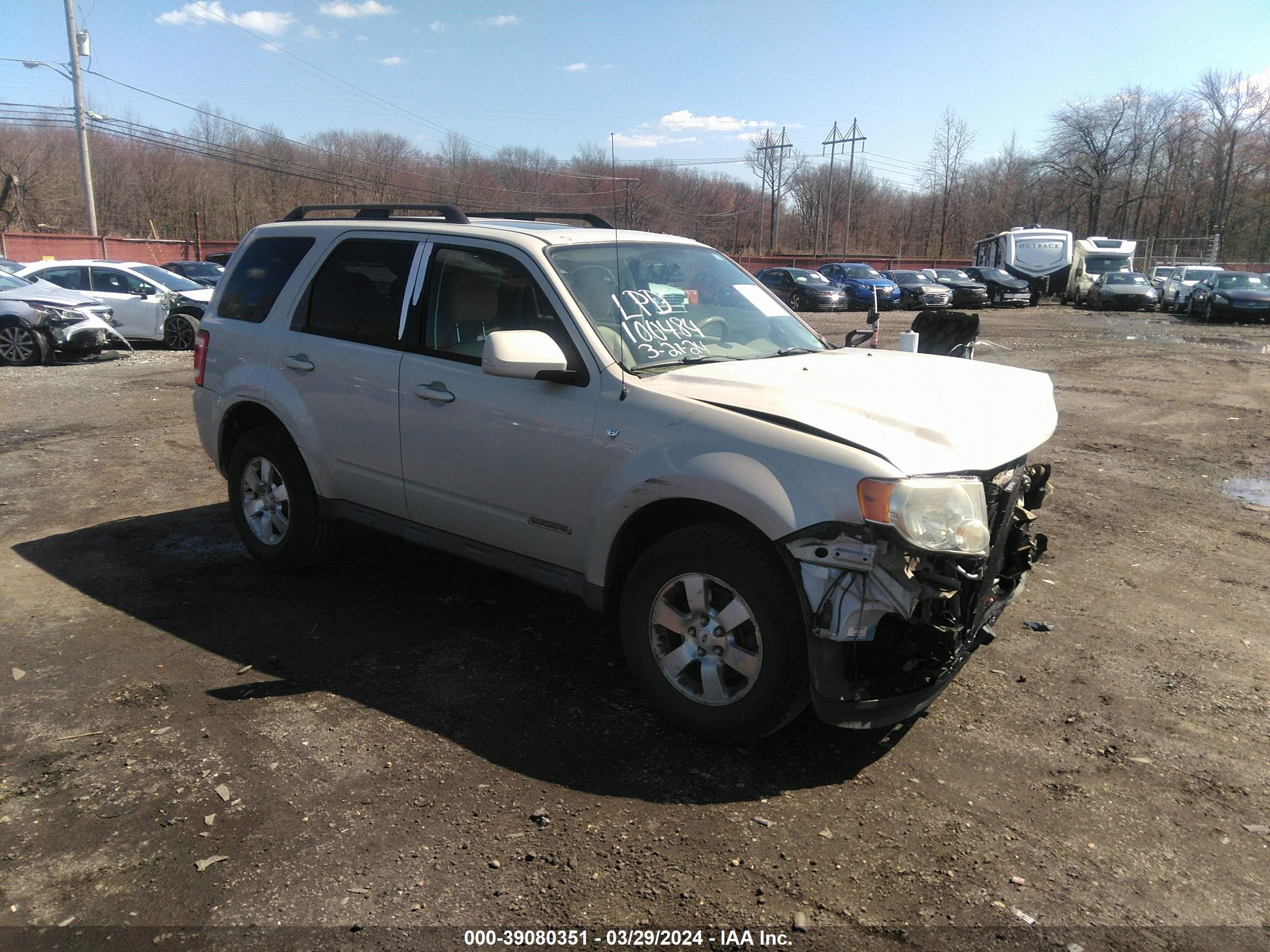 FORD ESCAPE 2008 1fmcu94108ka13304