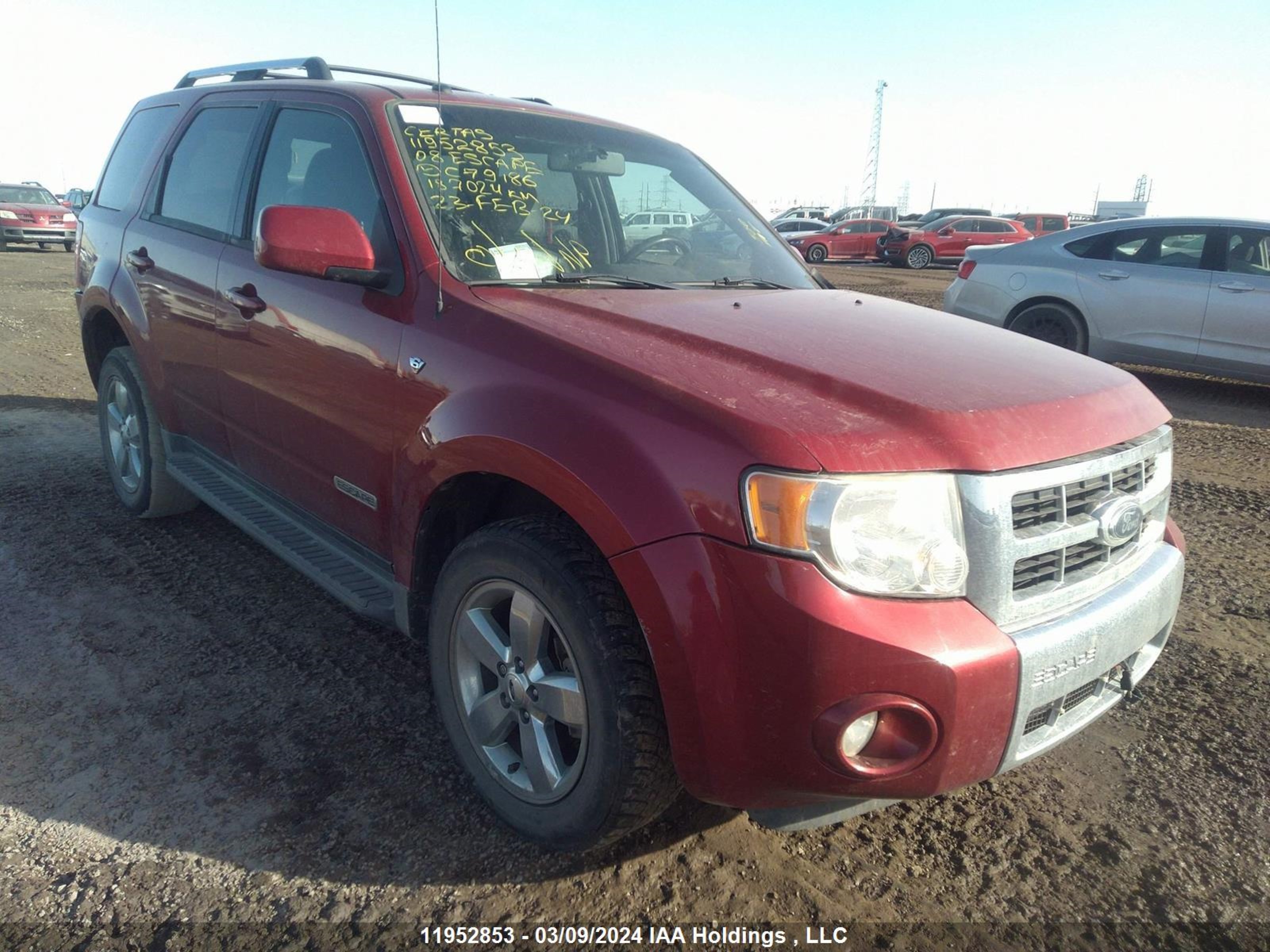 FORD ESCAPE 2008 1fmcu94118kc79186