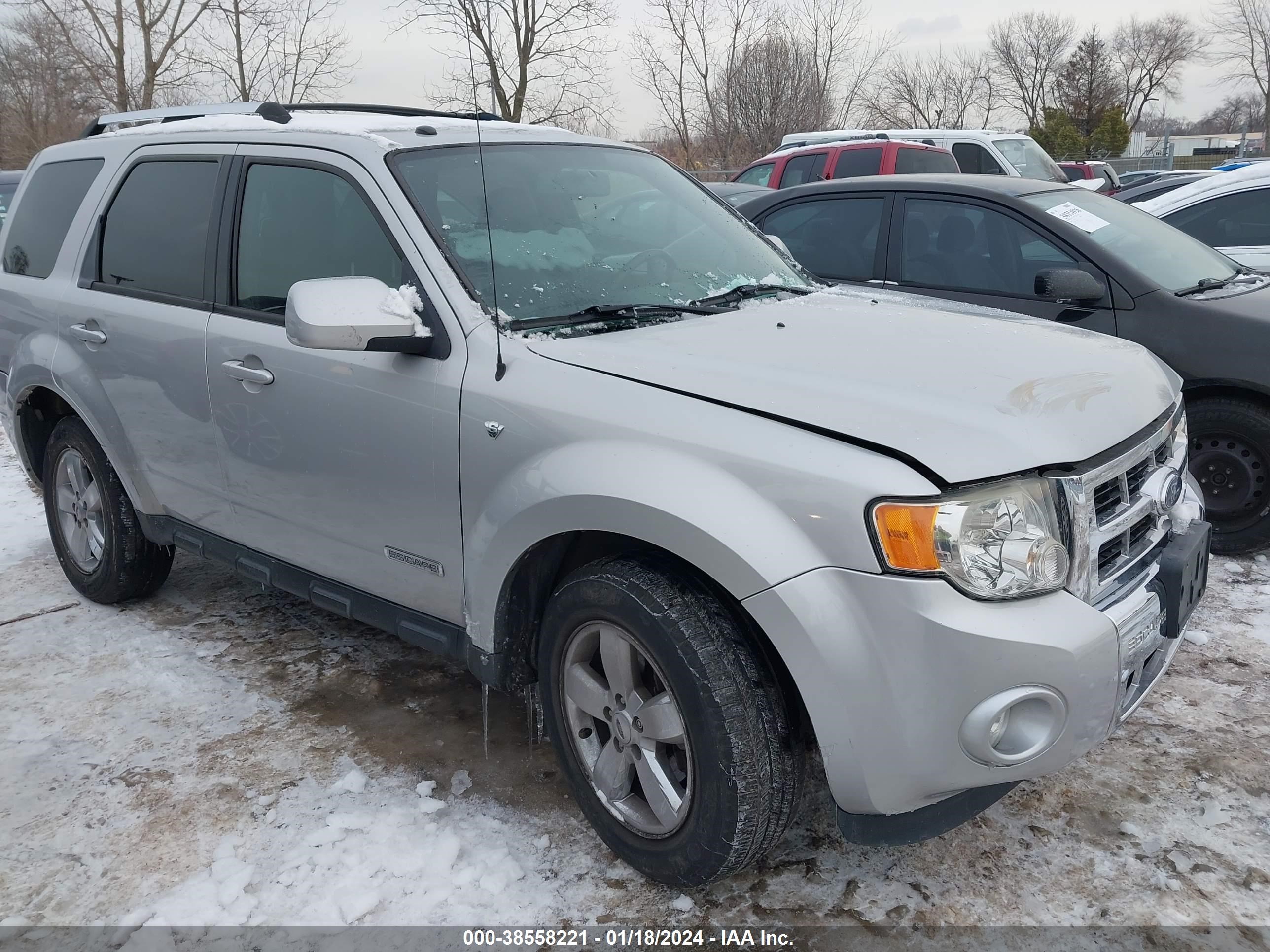 FORD ESCAPE 2008 1fmcu94138kd57497