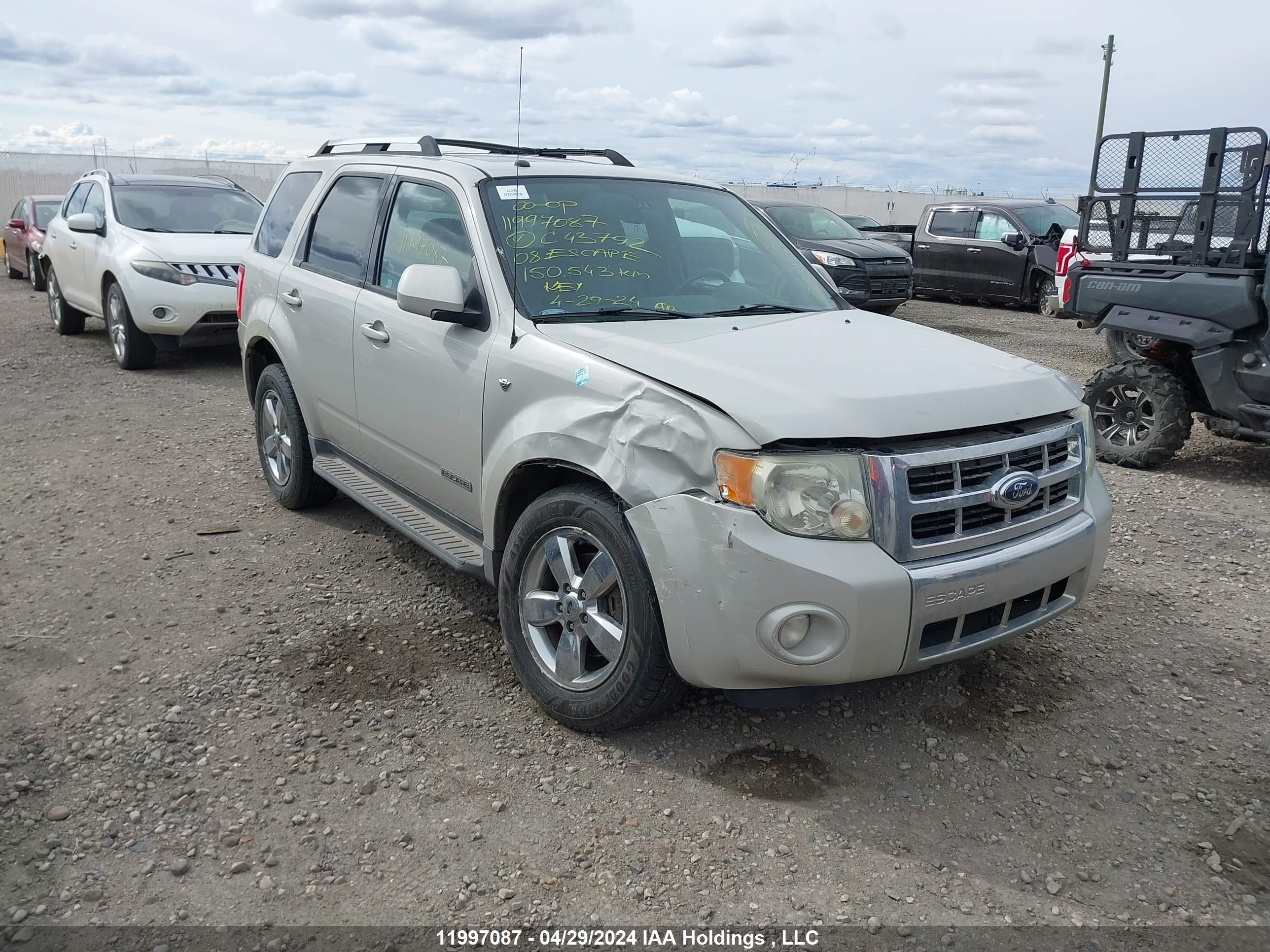 FORD ESCAPE 2008 1fmcu94158kc43792