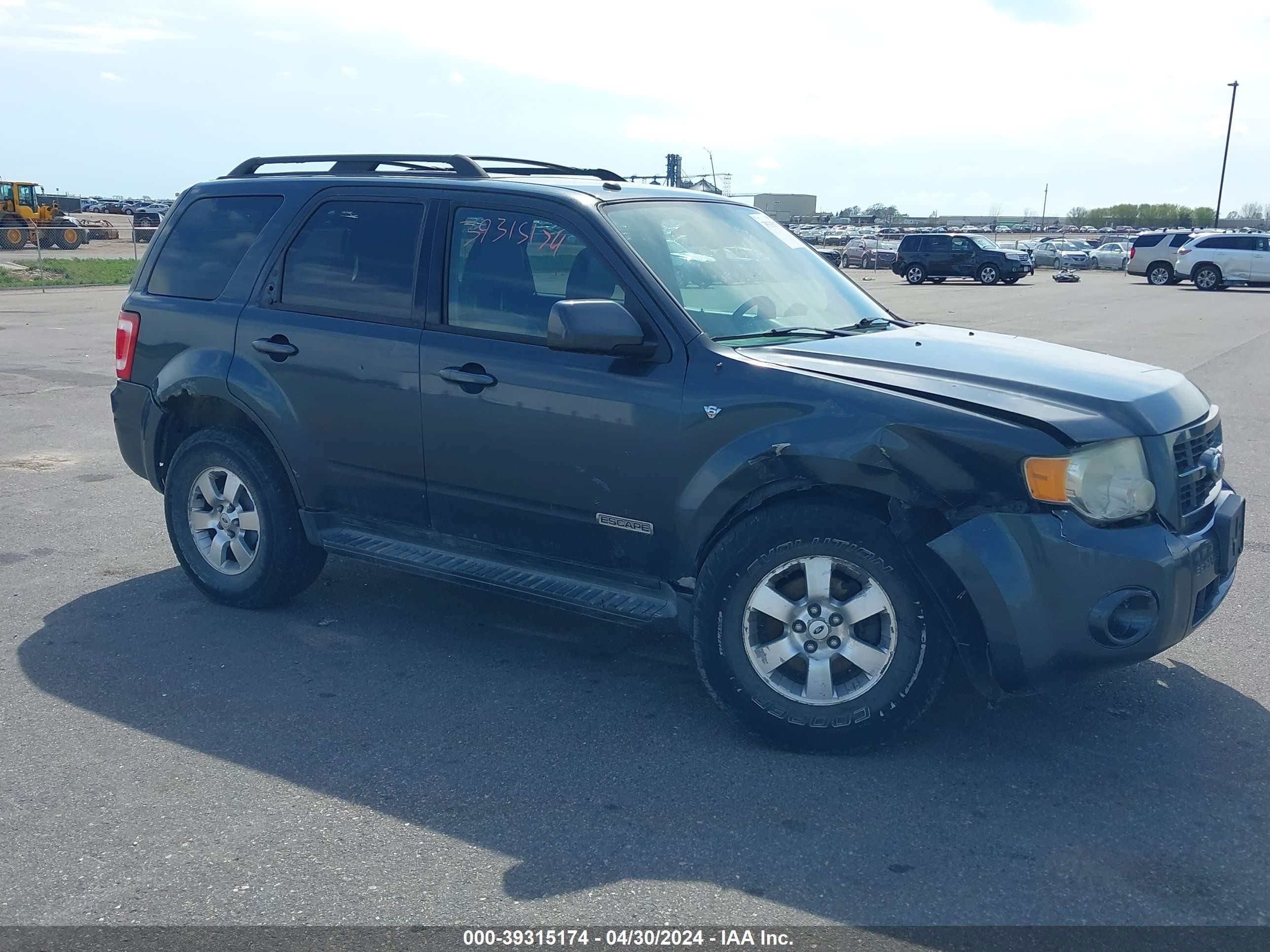 FORD ESCAPE 2008 1fmcu941x8ka44219