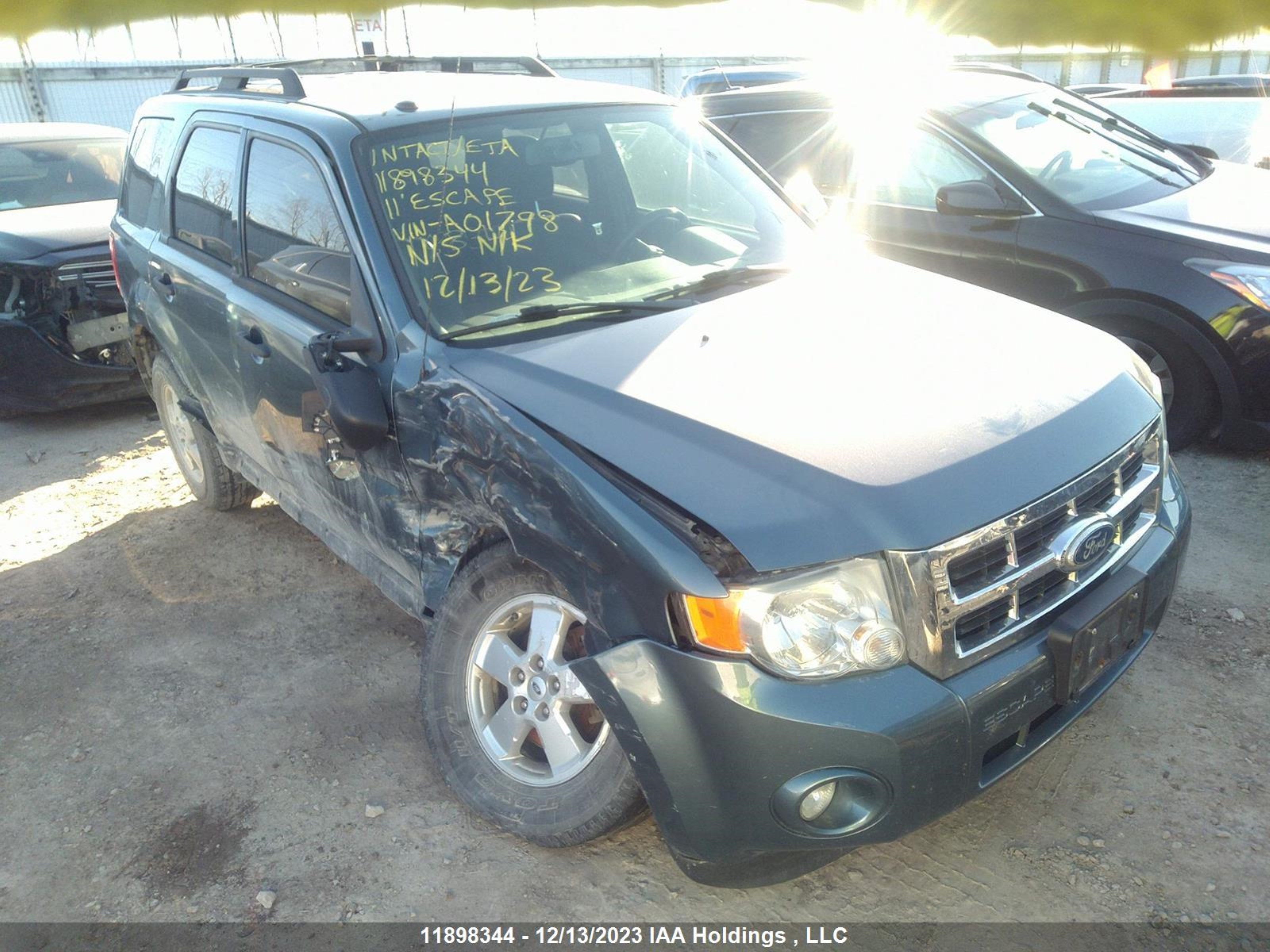 FORD ESCAPE 2011 1fmcu9dg8bka01798