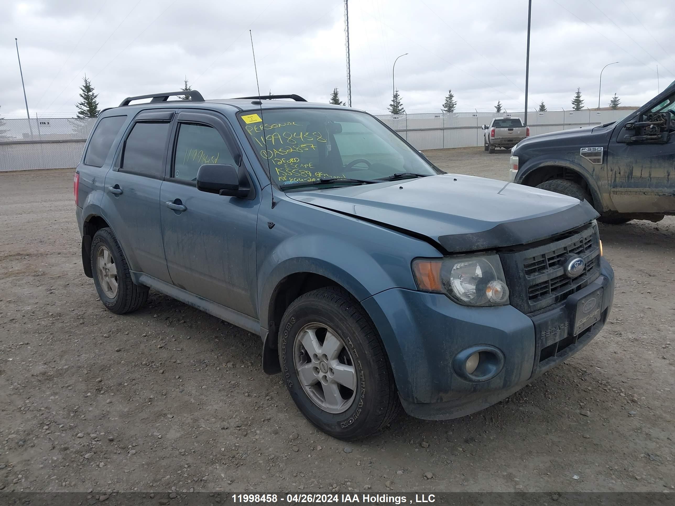 FORD ESCAPE 2012 1fmcu9dg9cka52857