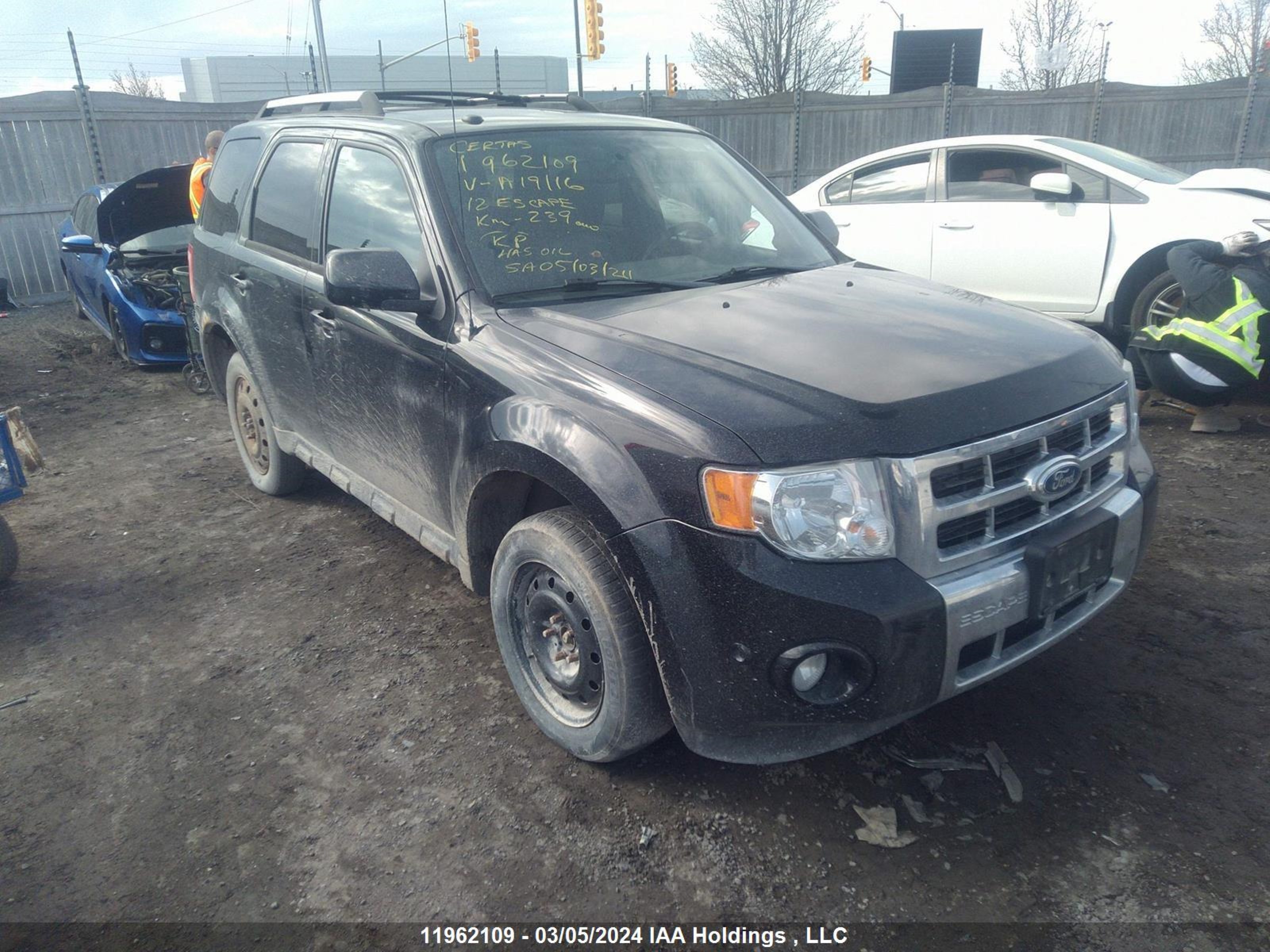 FORD ESCAPE 2012 1fmcu9e72cka19116