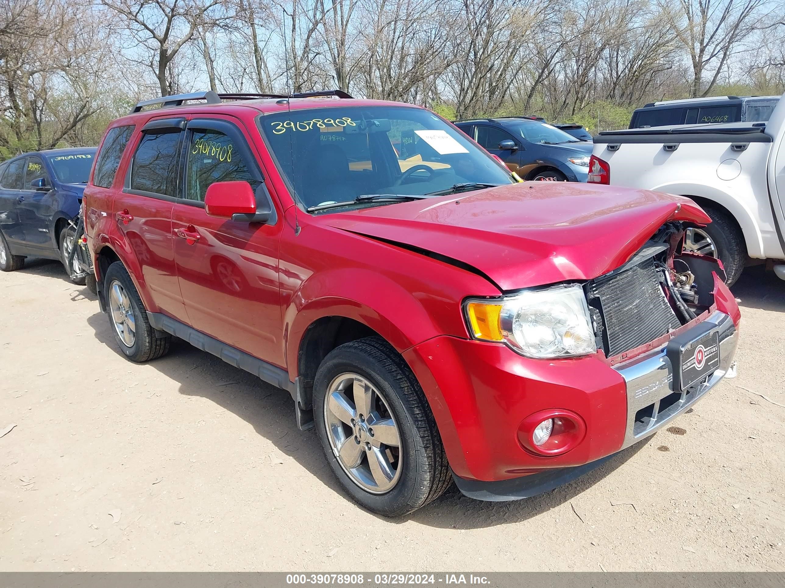 FORD ESCAPE 2011 1fmcu9eg5bka05175