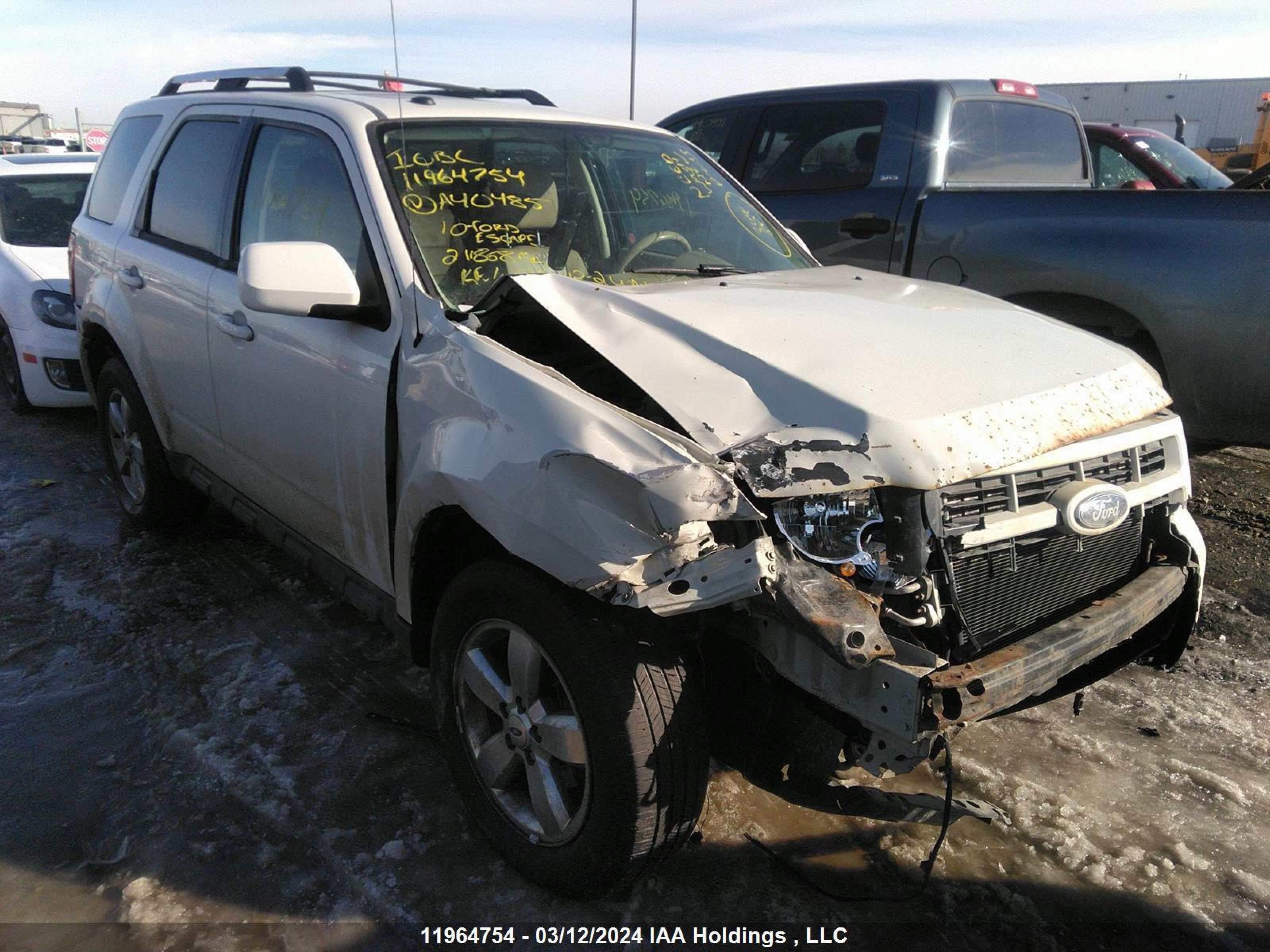 FORD ESCAPE 2010 1fmcu9egxaka40485