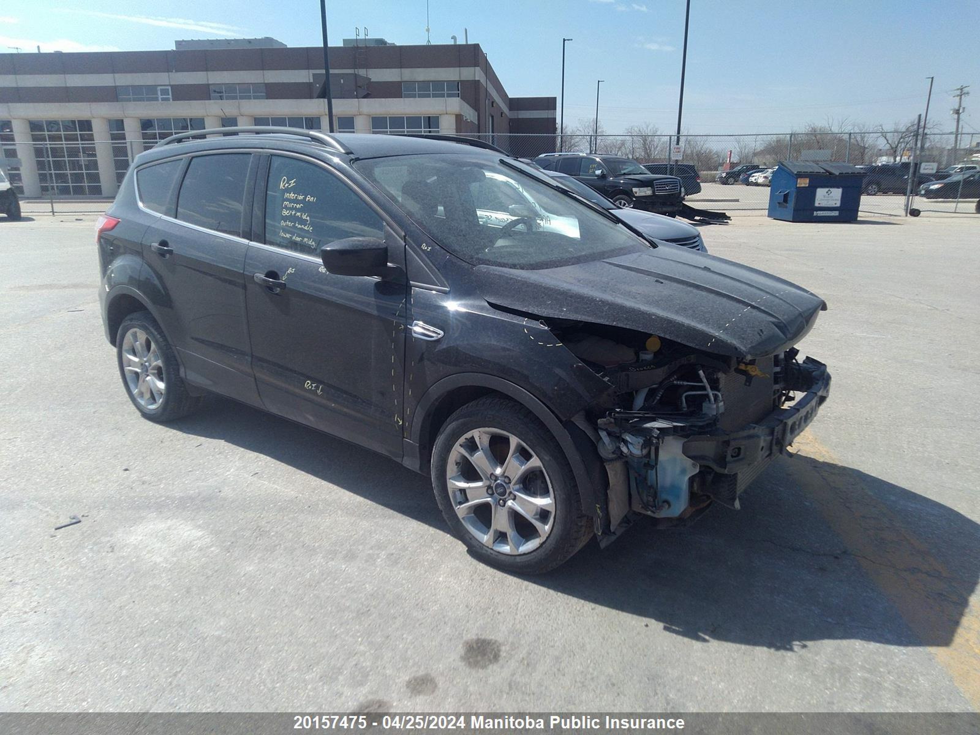 FORD ESCAPE 2015 1fmcu9g96fuc17561