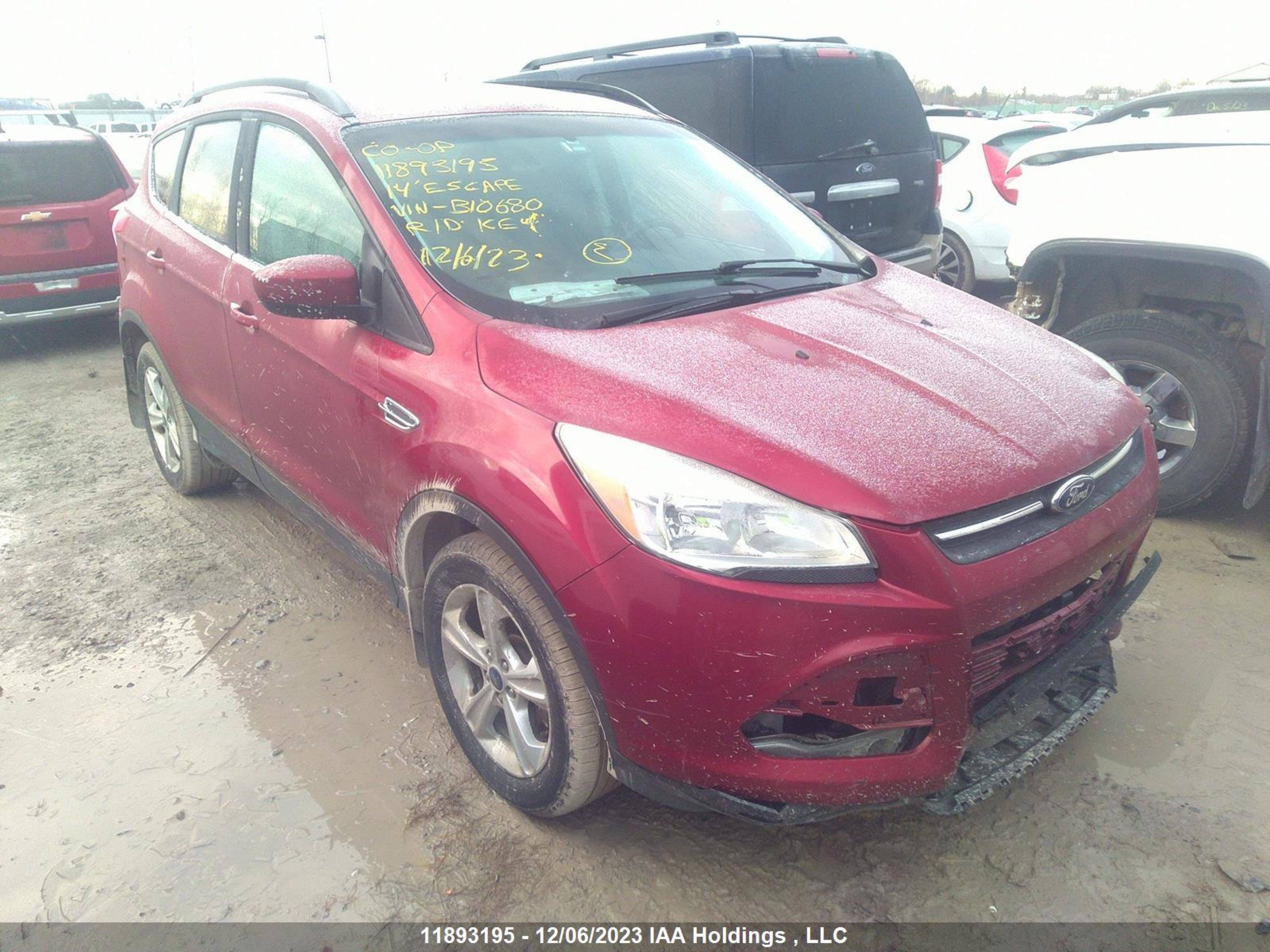 FORD ESCAPE 2014 1fmcu9g97eub10680