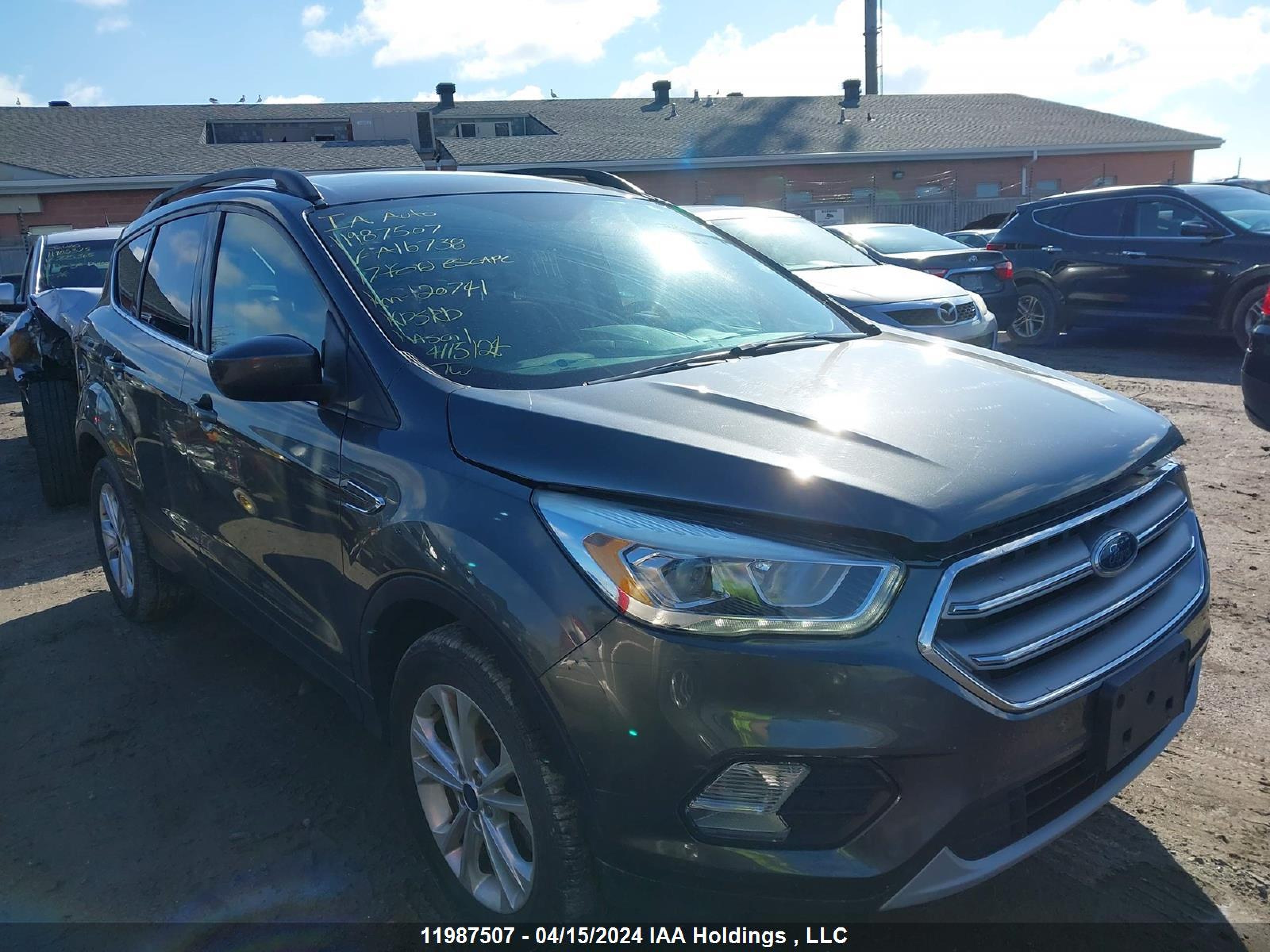 FORD ESCAPE 2017 1fmcu9gd1hua16738