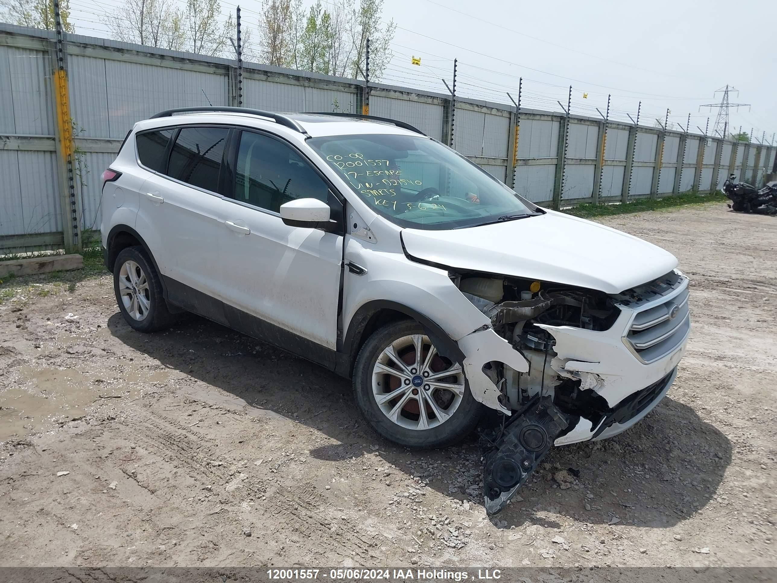 FORD ESCAPE 2017 1fmcu9gd4hud21540