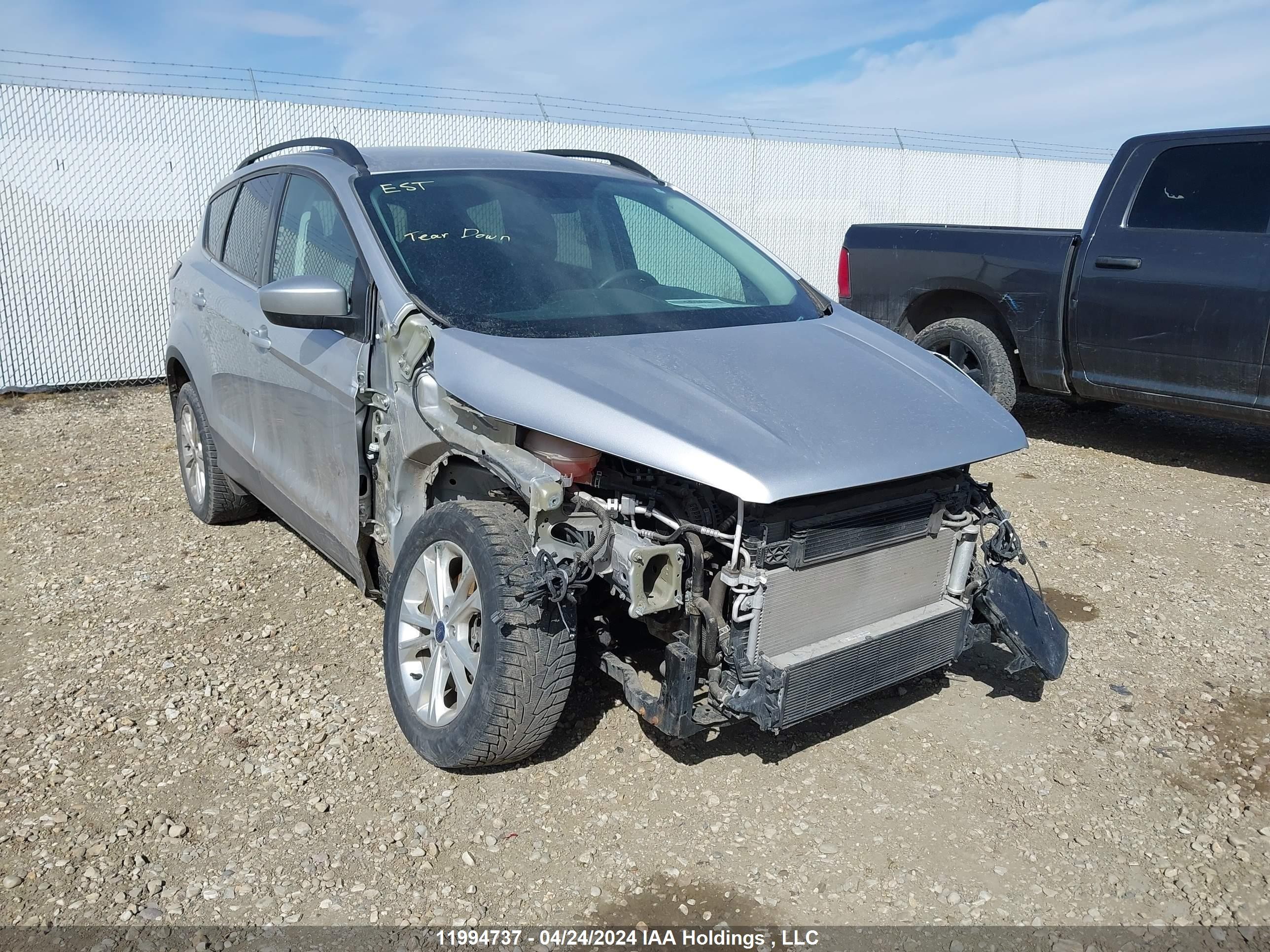 FORD ESCAPE 2017 1fmcu9gd7hua43636