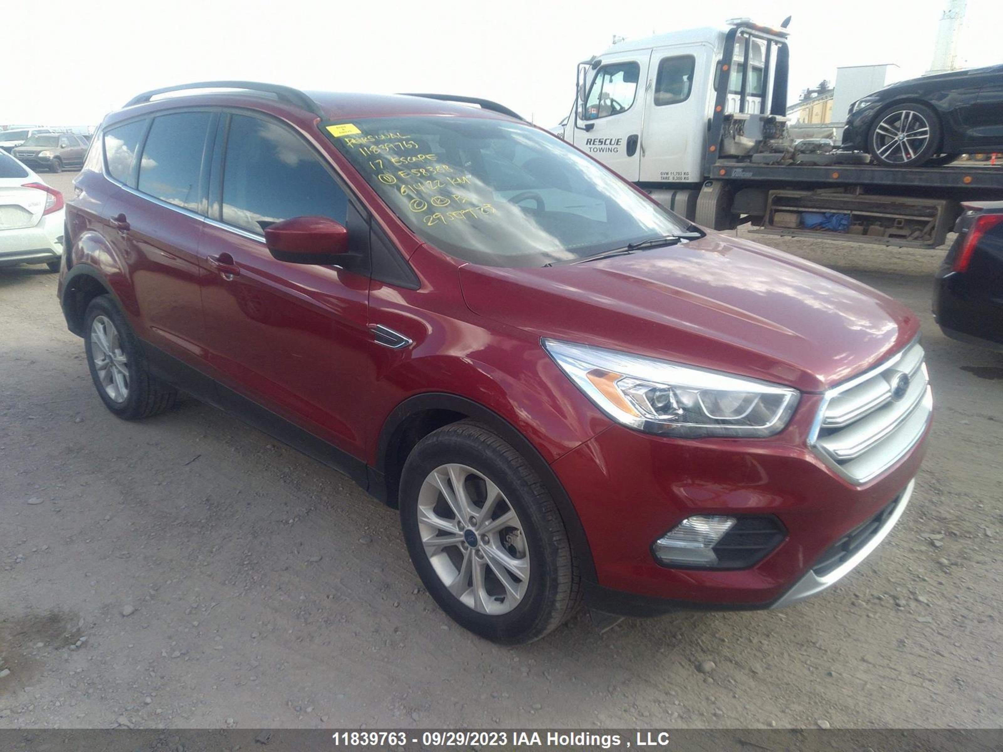 FORD ESCAPE 2017 1fmcu9gd7hue58388